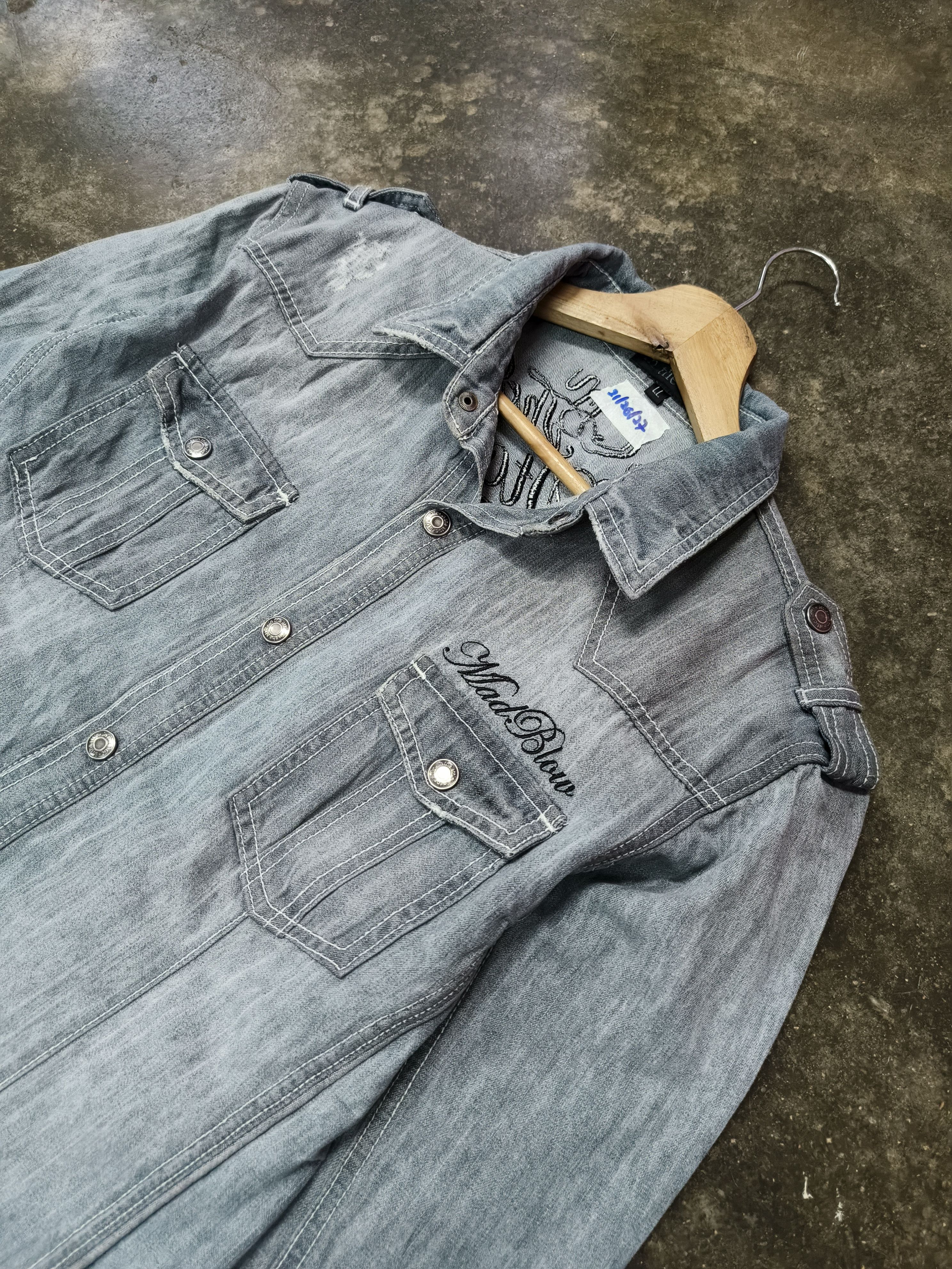 In The Attic IN THE ATTIC DENIM SHIRT BUTTON Size US M / EU 48-50 / 2 - 3 Thumbnail