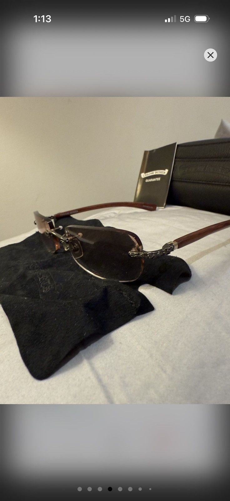 Chrome Hearts Chrome Hearts Velvedere Sunglasses Size ONE SIZE - 5 Thumbnail