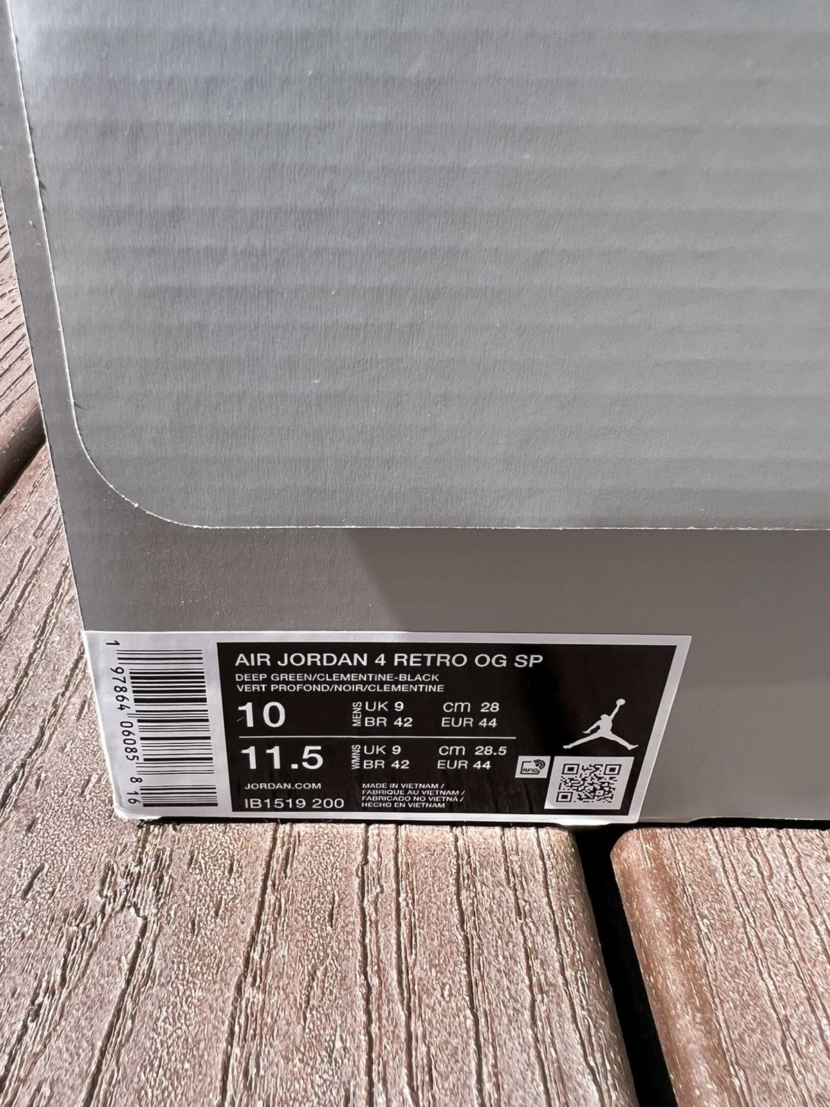 Jordan Brand × Undefeated Jordan IV Undefeated 10 Size US 10 / EU 43 - 7 Thumbnail