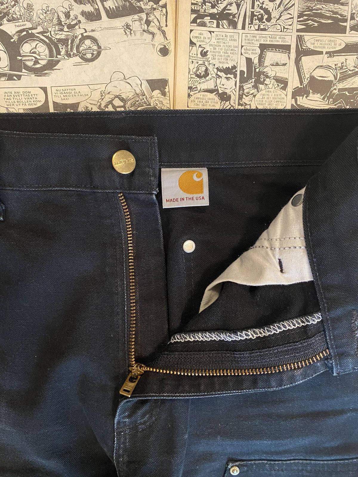 Carhartt × Vintage Carhartt Double Knee Canvas Trousers Size US 30 / EU 46 - 2 Thumbnail