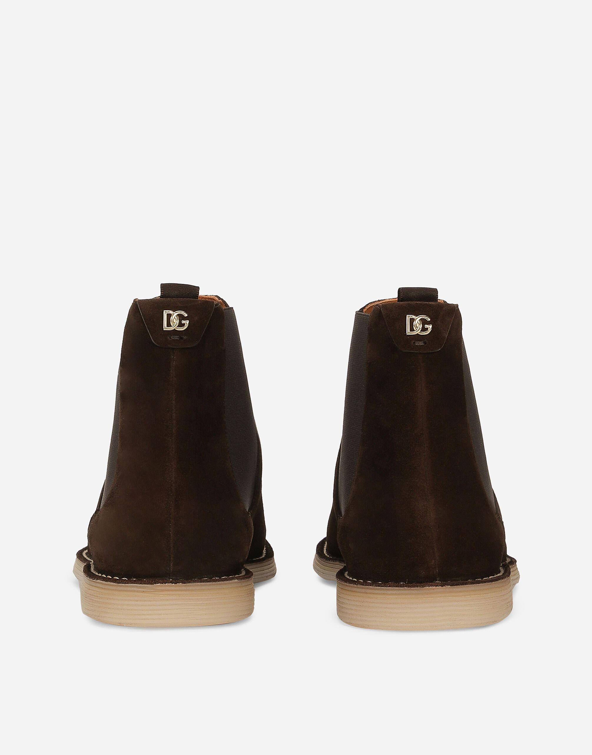 Dolce & Gabbana o1s22i1n0924 Ankle Boots in Brown Size US 12 / EU 45 - 3 Thumbnail