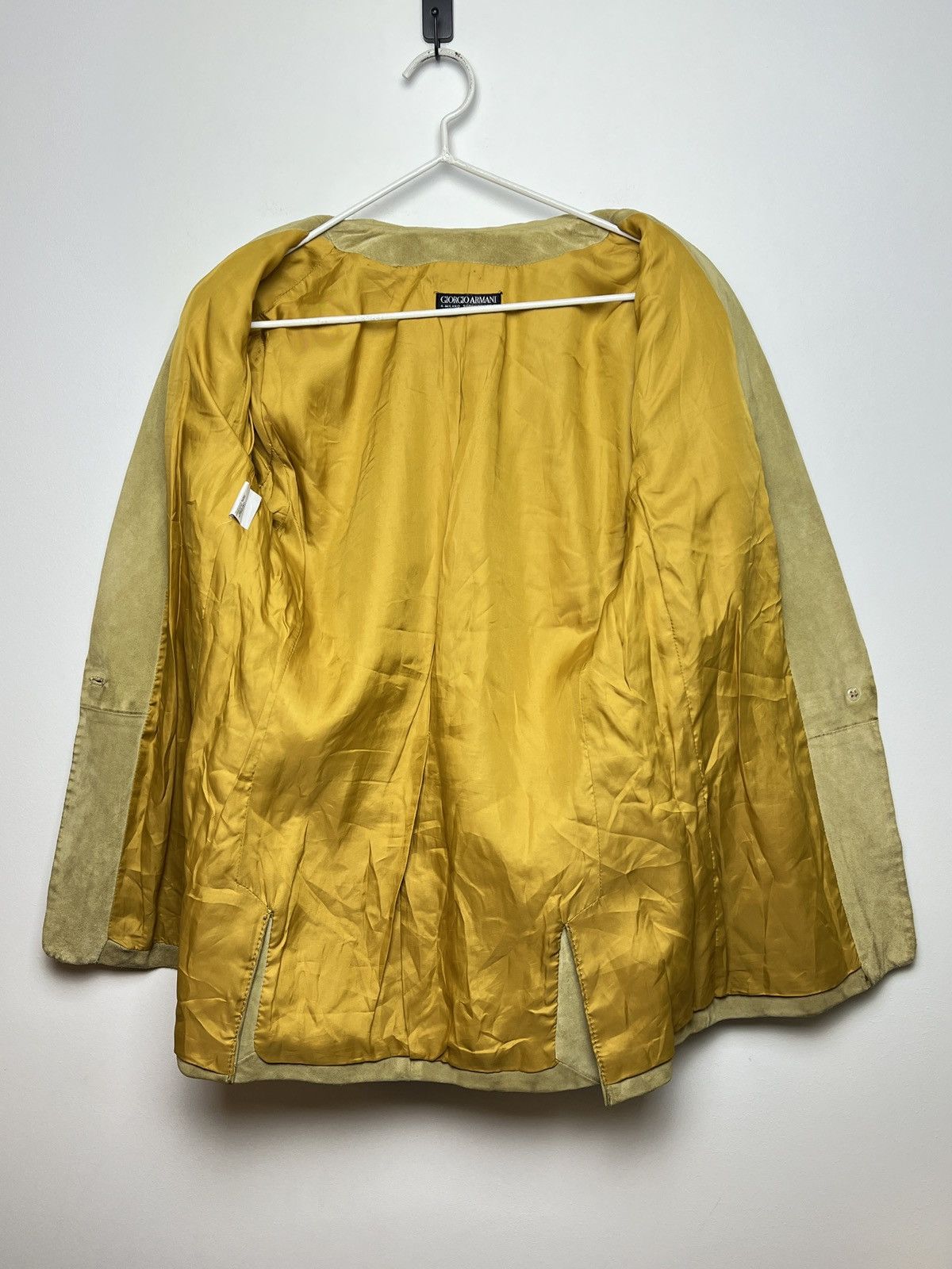 Giorgio Armani armani y2k 90s archive leather blazer jacket Size US M / EU 48-50 / 2 - 12 Thumbnail