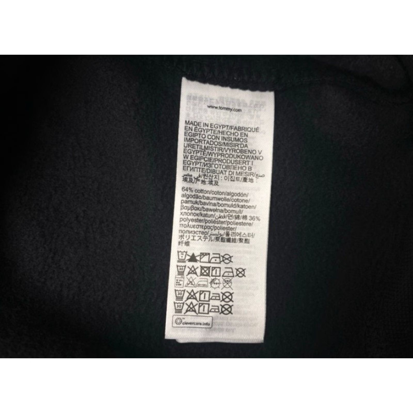 Tommy Hilfiger NWT Tommy Hilfiger Mens Large Black Embroidered Logo Pullover Hoodie Size US L / EU 52-54 / 3 - 6 Thumbnail