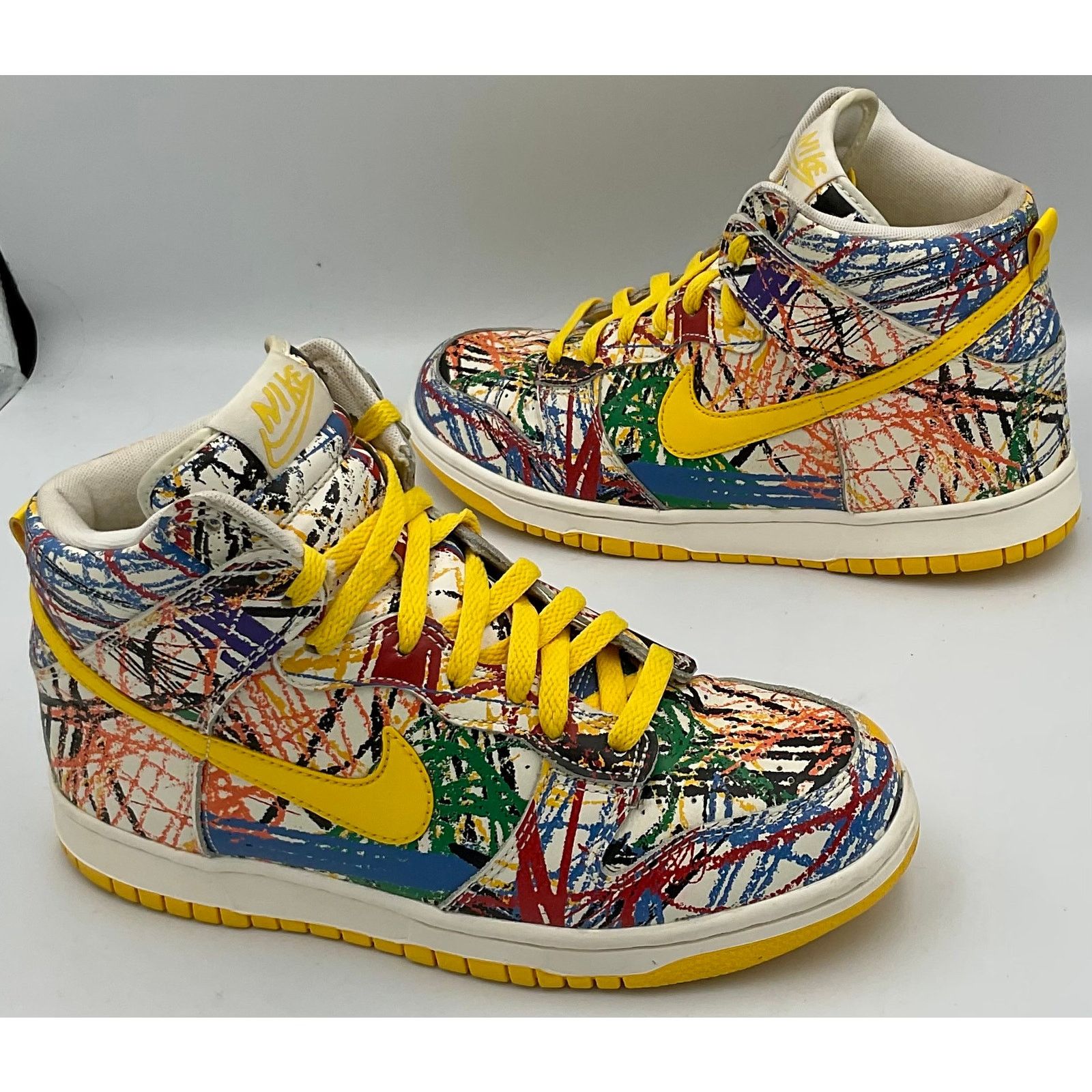 Nike Nike Dunk High PRM Scribble Sneaker 728443-100 Sz 6.5 Size US 6.5 / EU 39-40 - 6 Thumbnail