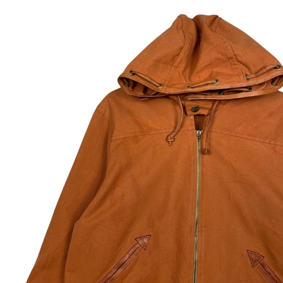 Il Bisonte Vintage IL Bisonte Duck Canvas Hooded Zipper Jacket Size US M / EU 48-50 / 2 - 6 Thumbnail