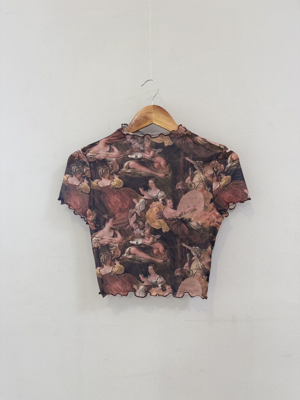 Vintage VINTAGE TATTOO PRINT Y2K MESH TOP TEE SHIRT Size S / US 4 / IT 40 - 5 Thumbnail