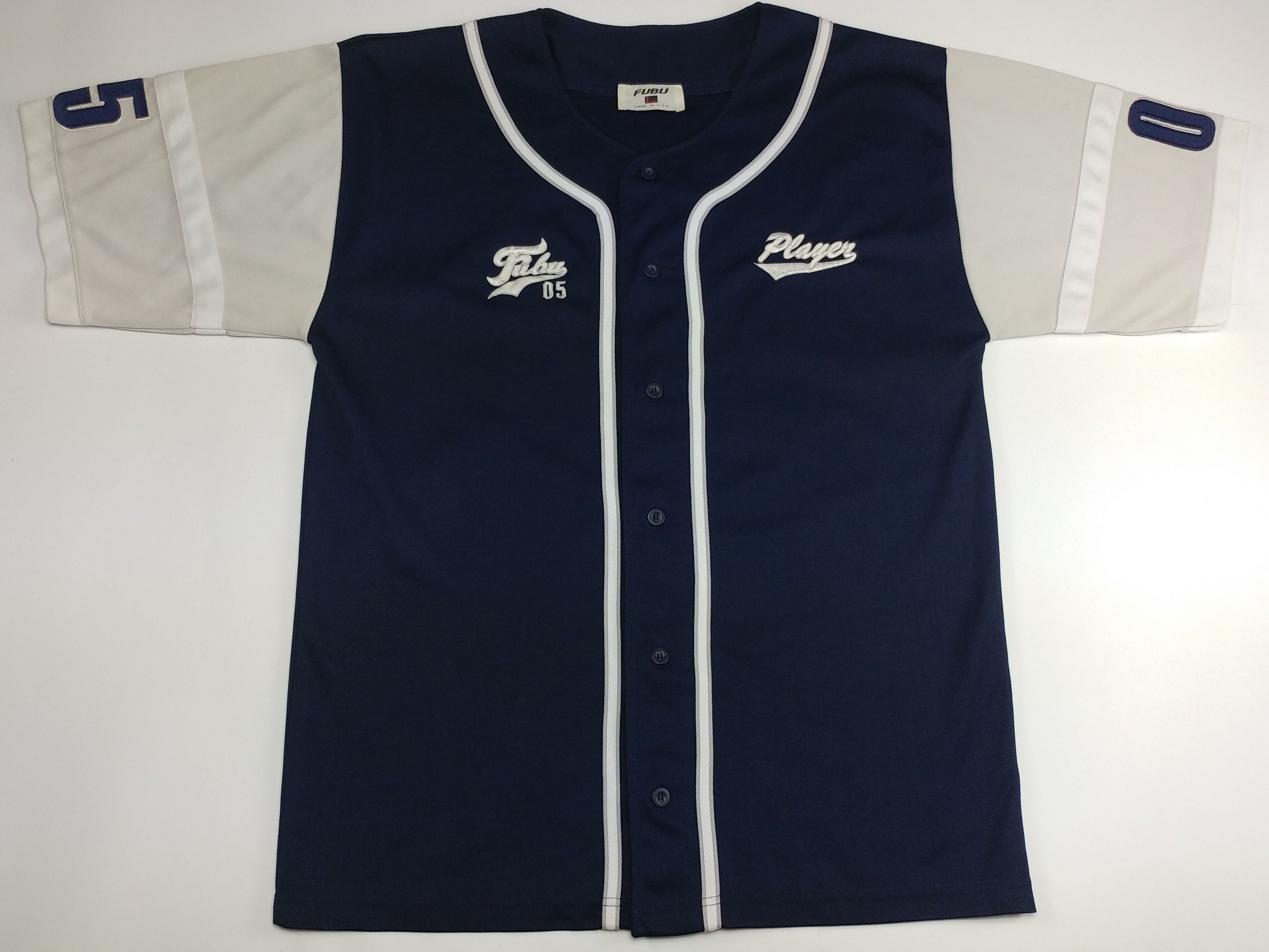 Fubu FUBU jersey, gray, vintage hip hop t-shirt, 90s hip hop XL Size US XL / EU 56 / 4 - 2 Thumbnail