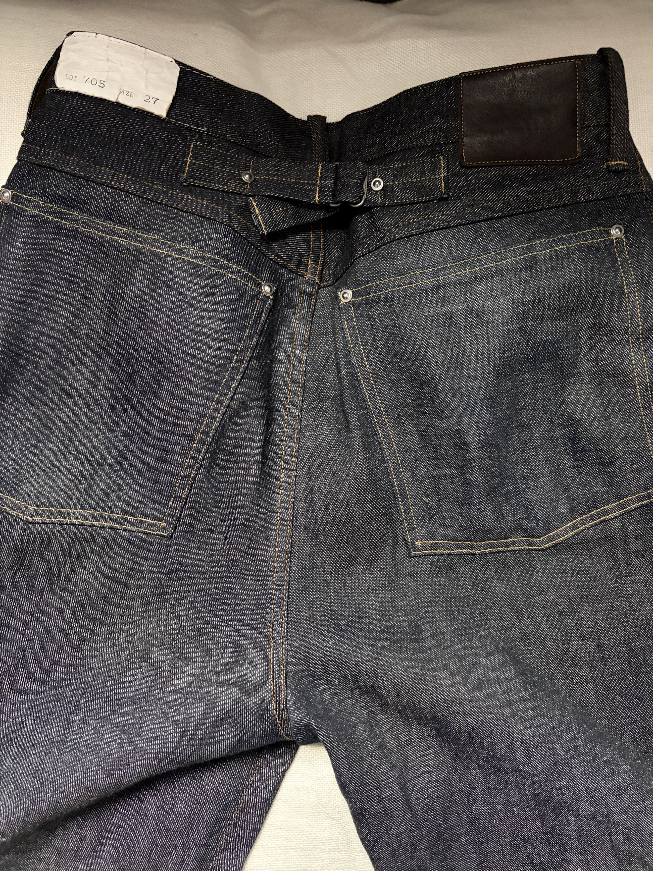 Taiga Takahashi LOT.705 DENIM TROUSERS Size US 27 - 4 Thumbnail