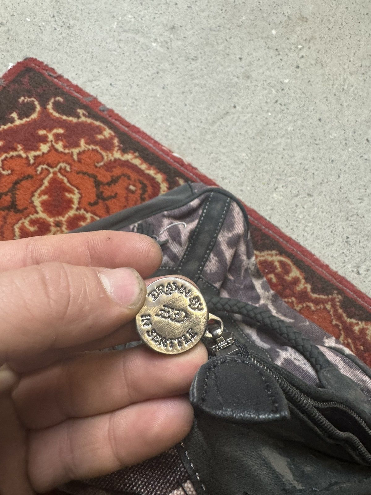 Ed Hardy × Japanese Brand × Vintage Vintage Y2K Ed Hardy Faded Skull Hippie Logo Bag Messenger Size ONE SIZE - 12 Thumbnail