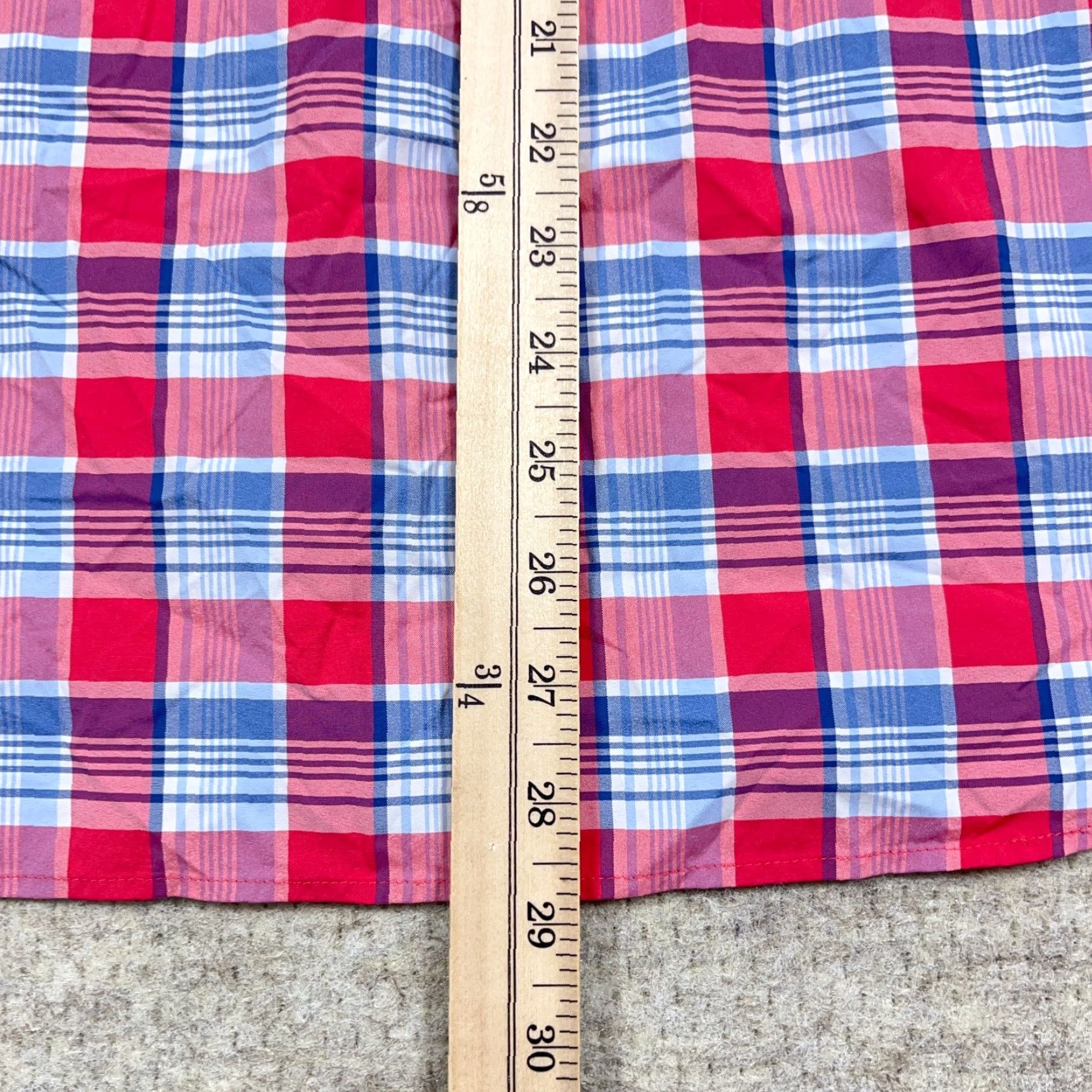 Vineyard Vines Vineyard Vines Shirt Men S Pink Plaid Button-Up On The Go Nylon TPC Boston Size US S / EU 44-46 / 1 - 6 Thumbnail