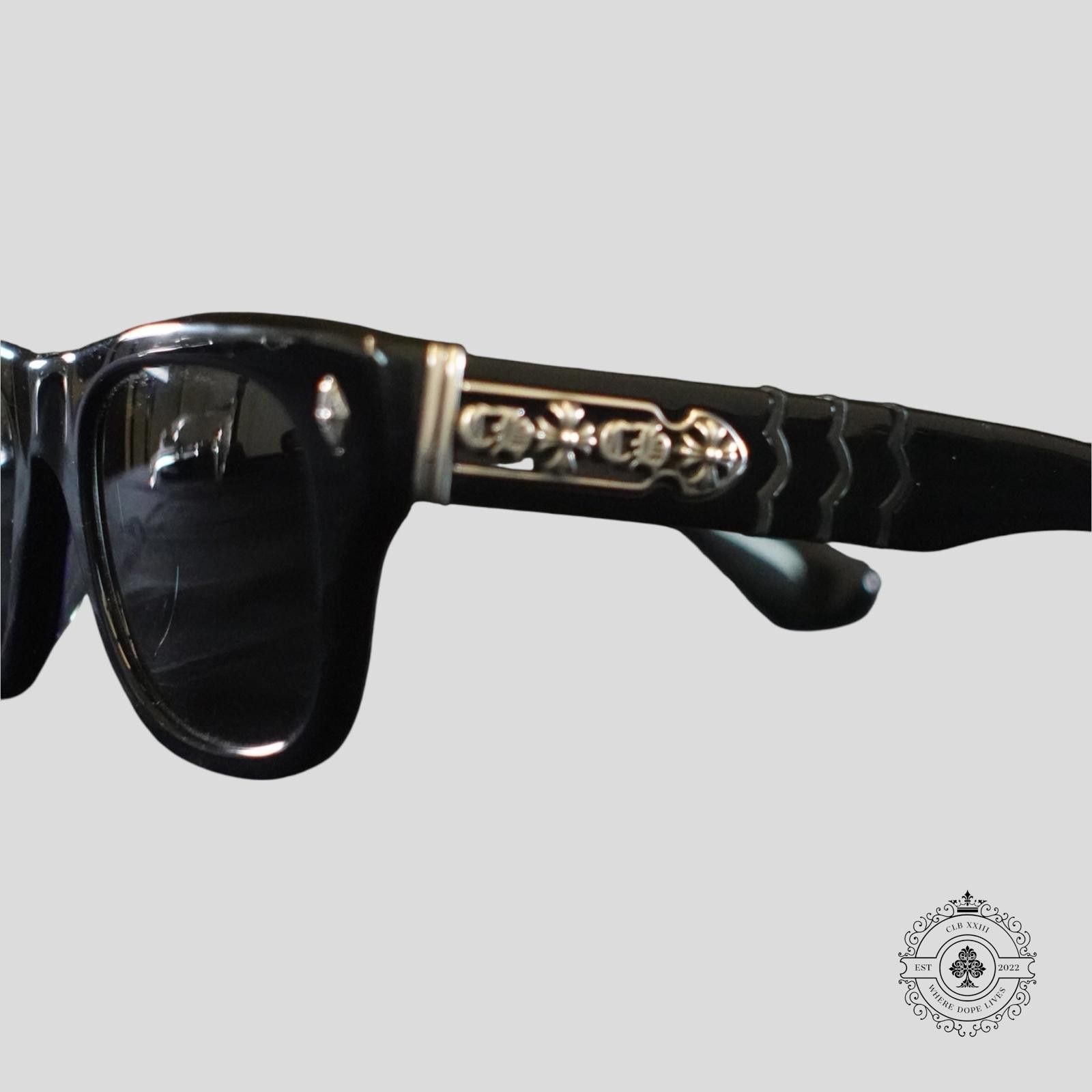 Chrome Hearts Chrome Hearts Instagasm Glasses in Black/Silver Size ONE SIZE - 4 Thumbnail