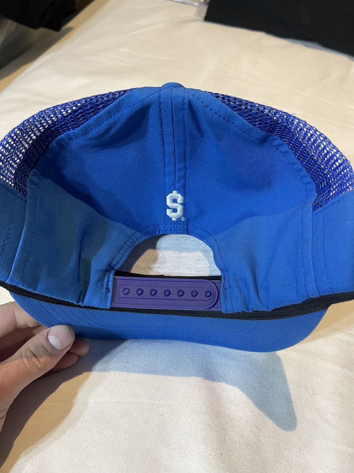Supreme Supreme Blue Arc Logo Mesh SnapBack Size ONE SIZE - 9 Thumbnail
