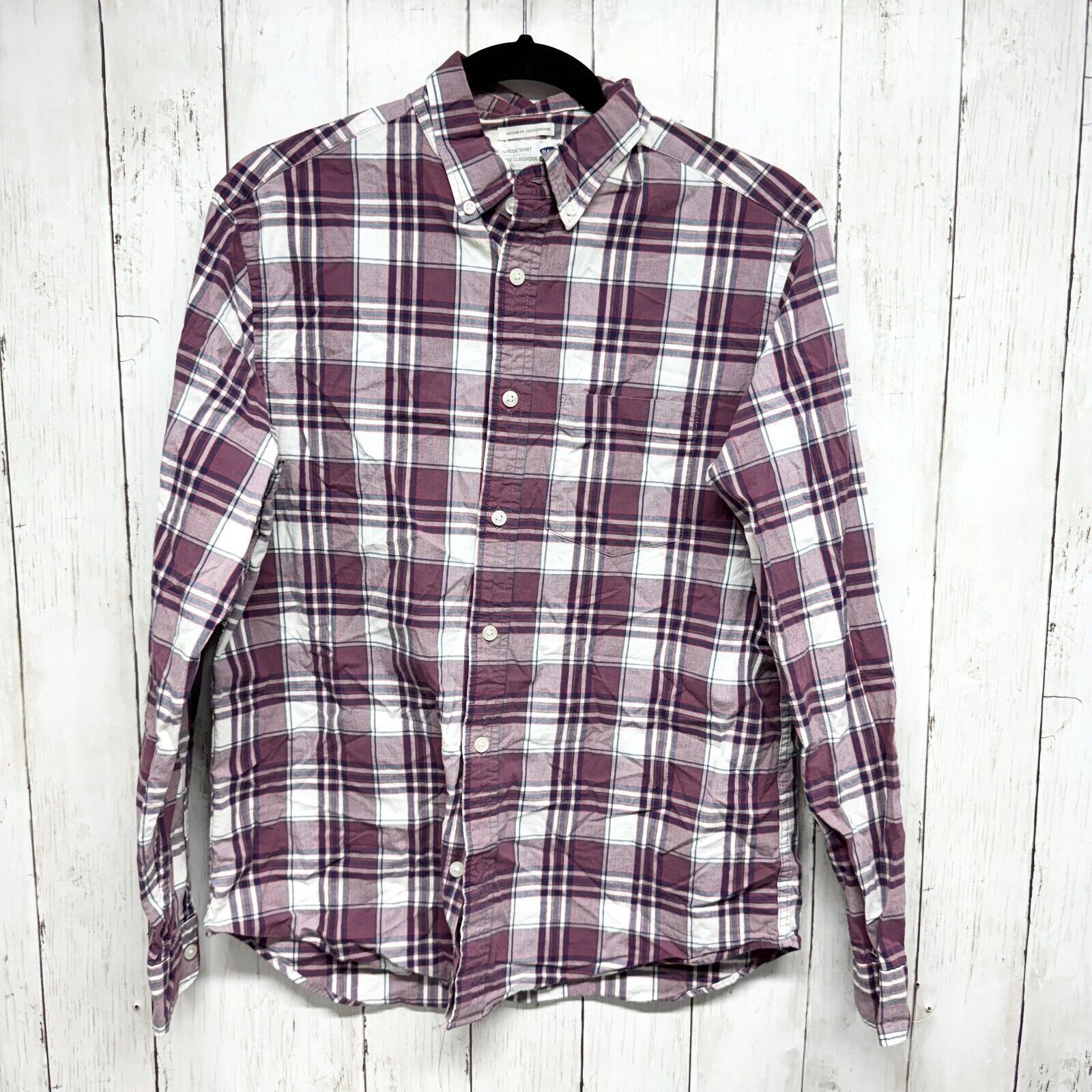 Old Navy Old Navy Button Down Men M Plaid Long Sleeve Collared Cotton Size US M / EU 48-50 / 2 - 1 Thumbnail