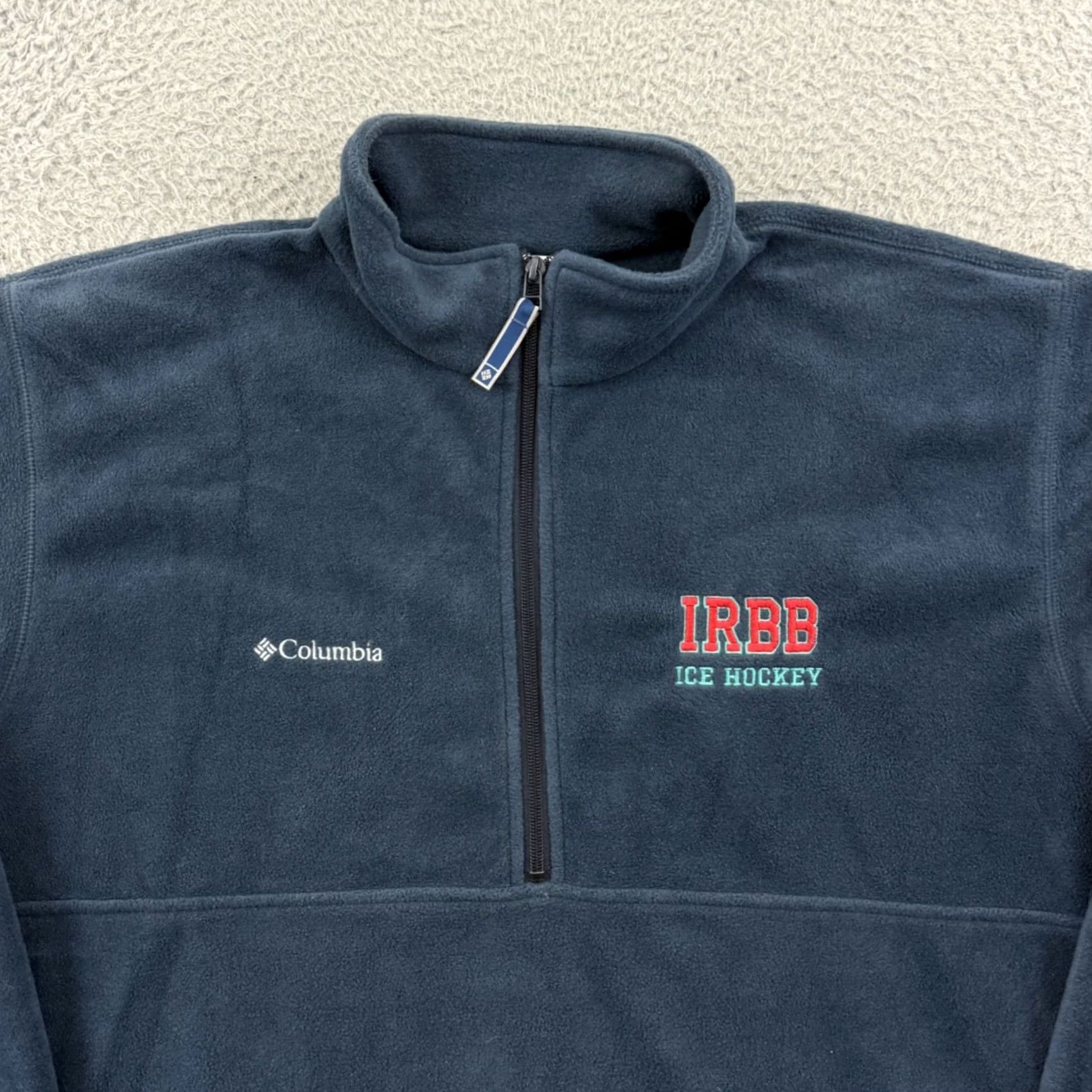 Eddie Bauer Eddie Bauer Sweater Mens Large Blue 1/4 Zip Fleece Pullover Long Sleeve Shirt Knit Mock Neck Casual Business Formal Travel Outdoor Pattern Solid Size US L / EU 52-54 / 3 - 3 Thumbnail
