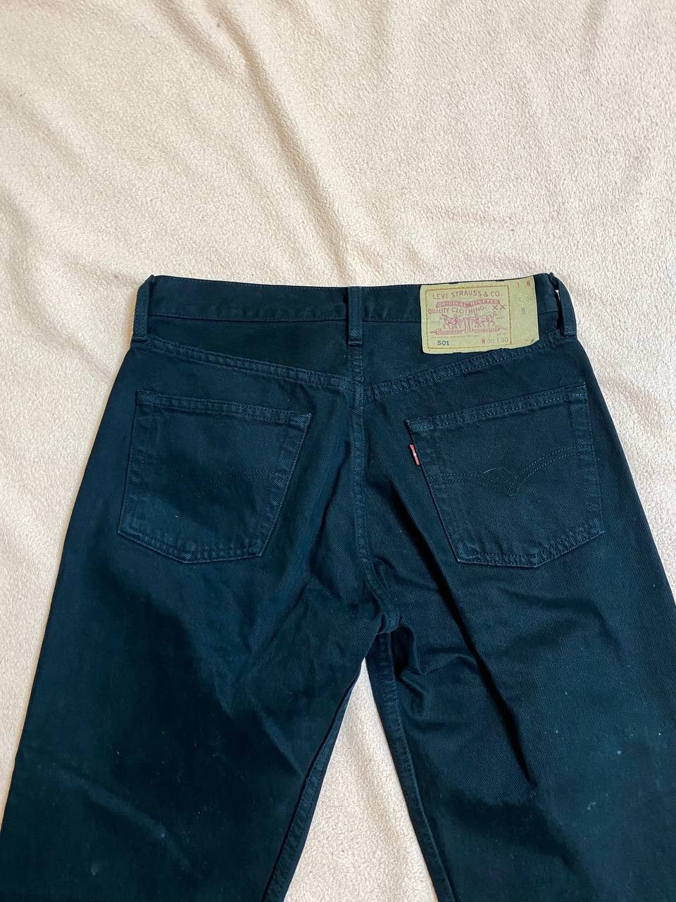 Levi's × Vintage Vintage Levis 501 Y2K Baggy Denim Distressed 90s Jeans Size US 30 / EU 46 - 19 Thumbnail