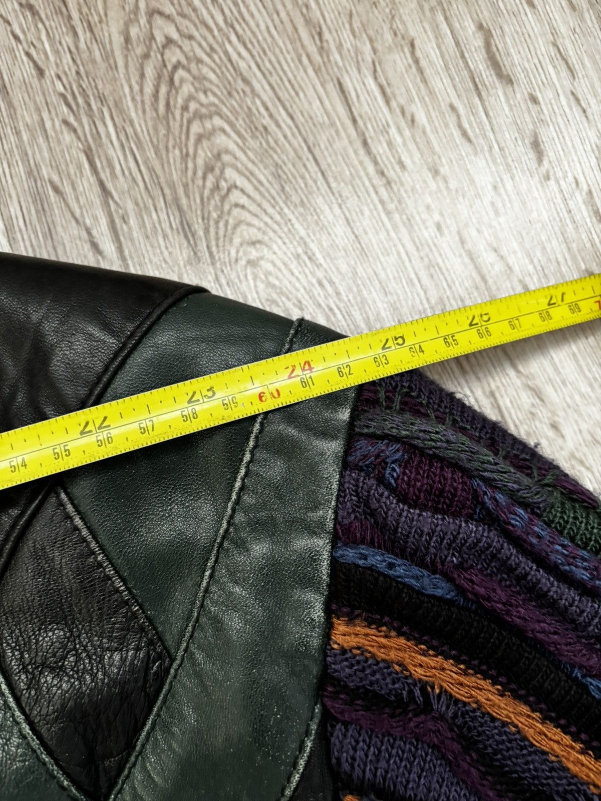 Other ARCHIVE VINTAGE SAXONY COOGI INSPIRED LEATHER KNIT JACKET Size US M / EU 48-50 / 2 - 11 Thumbnail