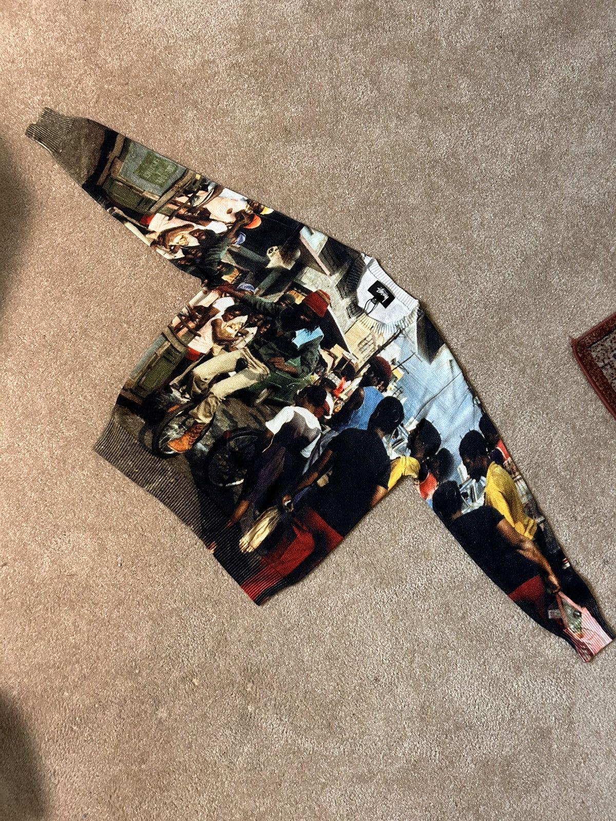 Stussy Stussy Peter Tosh Print Sweater | Grailed