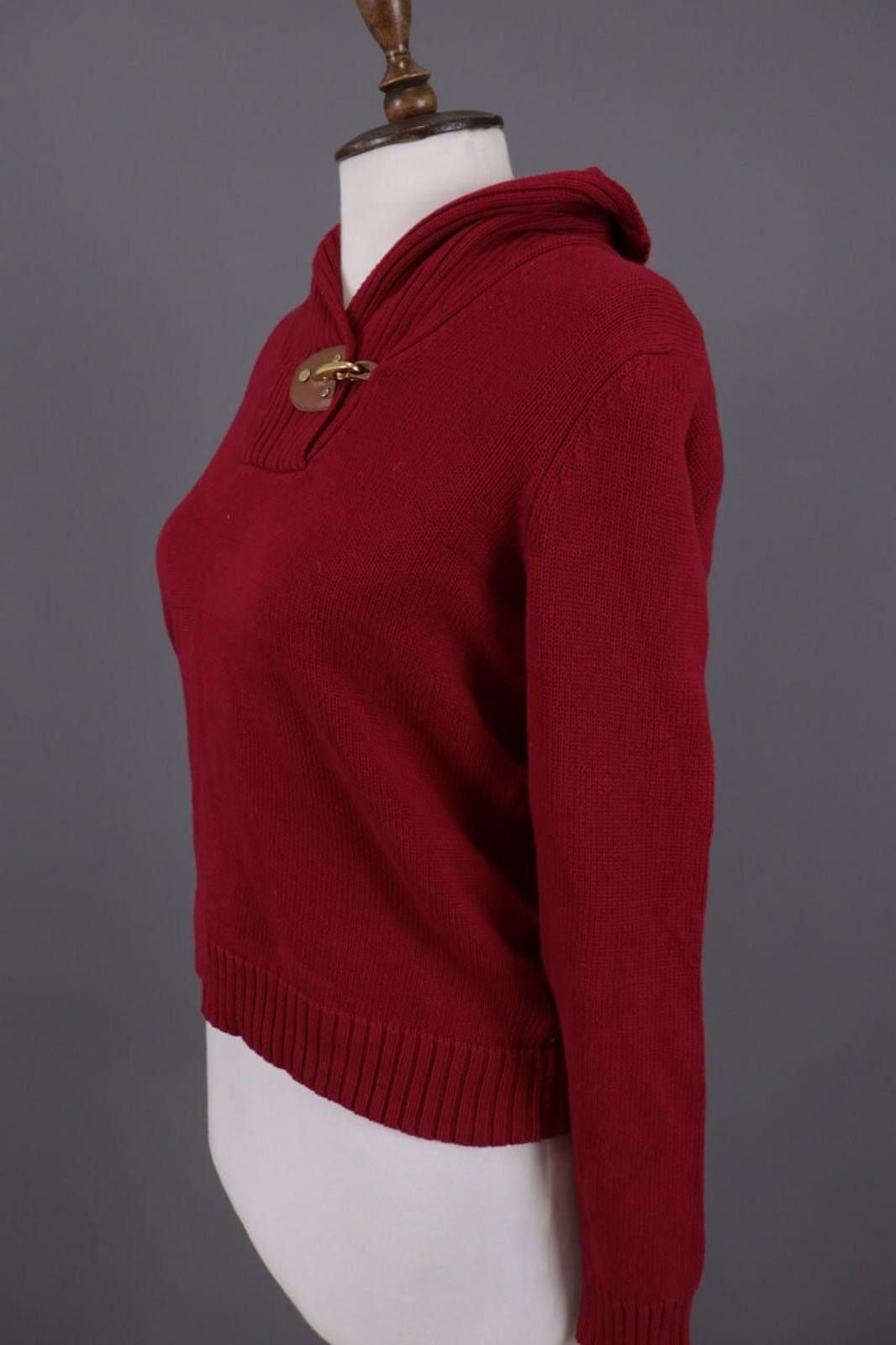 Lauren Ralph Lauren Lauren Ralph Lauren Red High Neck Jumper Sweater Size S Size S / US 4 / IT 40 - 5 Thumbnail