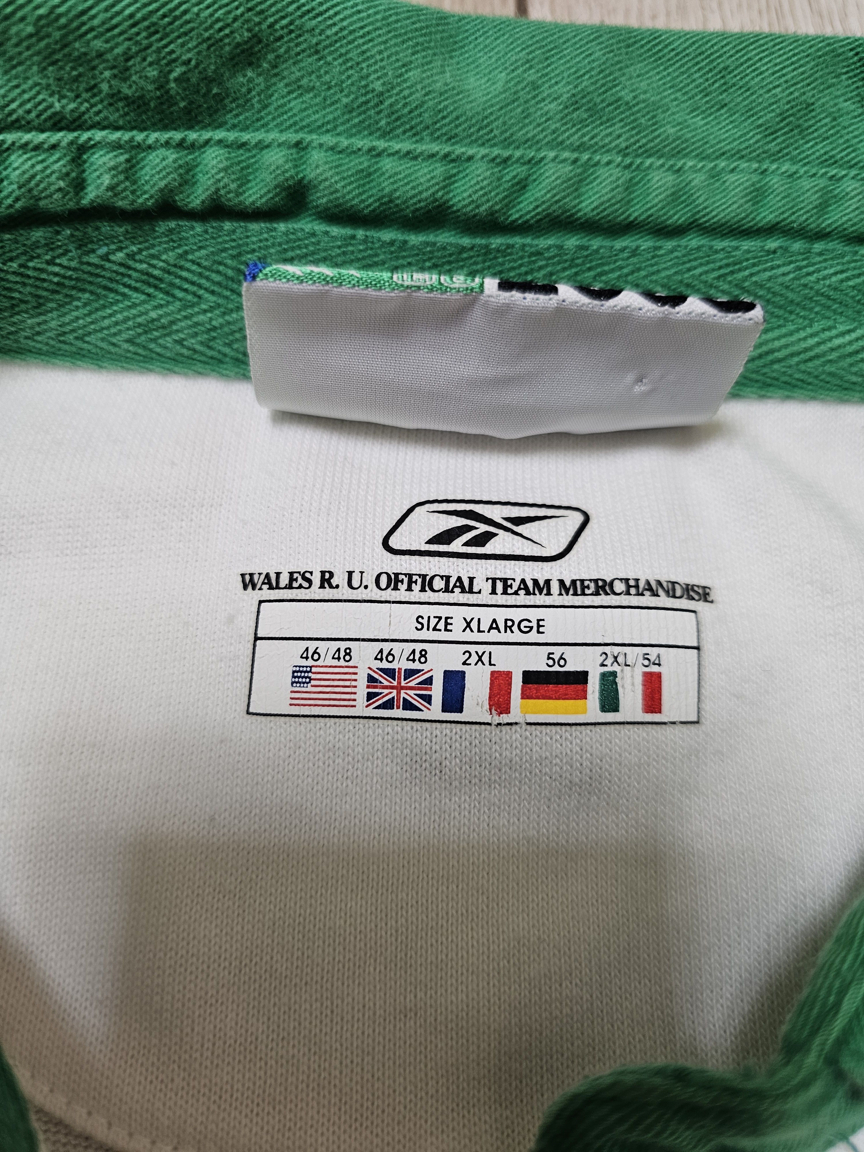 Reebok × Vintage WALES RUGBY JERSEY LONG 2003 WRU RUGBY SHIRT WORLD CUP Size US XXL / EU 58 / 5 - 9 Thumbnail