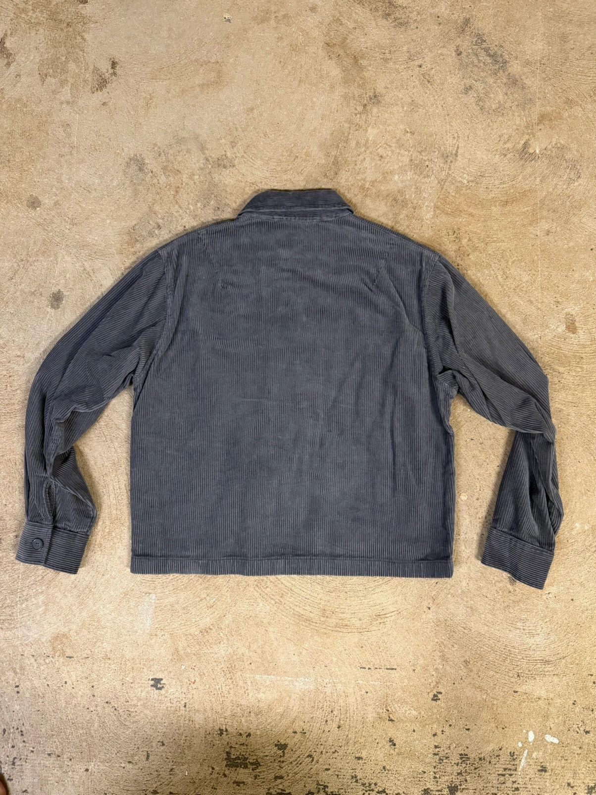 Uniqlo Grey Corduroy Jacket (X-SMALL) Size US XS / EU 42 / 0 - 2 Thumbnail