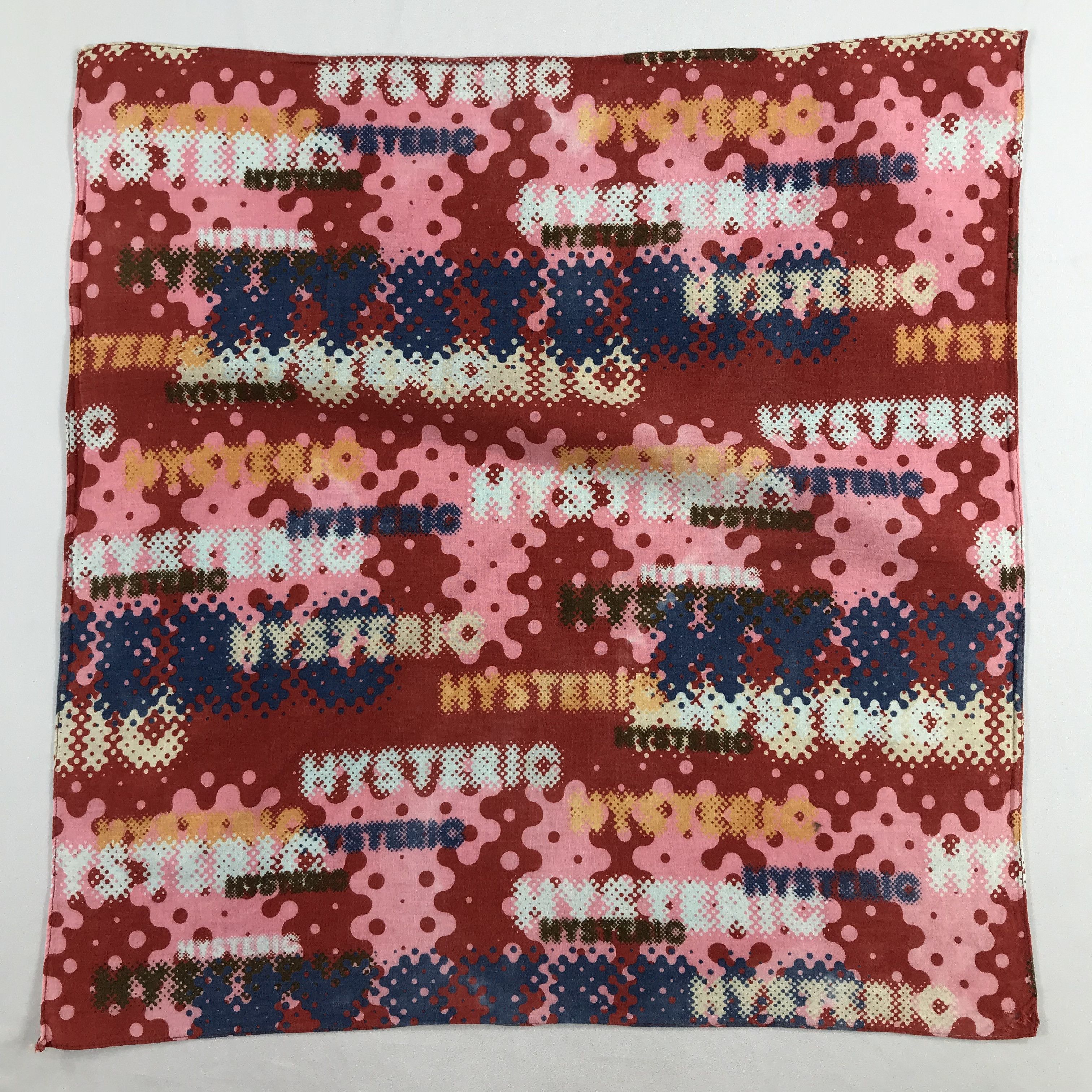 Hysteric Glamour Hysteric Glamour Bandana / Handkerchief / Neckerchief -S2350 Size ONE SIZE - 1 Thumbnail