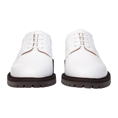 Common Projects ob1o1e0225 Lace up Monkstrap in White Size US 12 / EU 45 - 3 Thumbnail