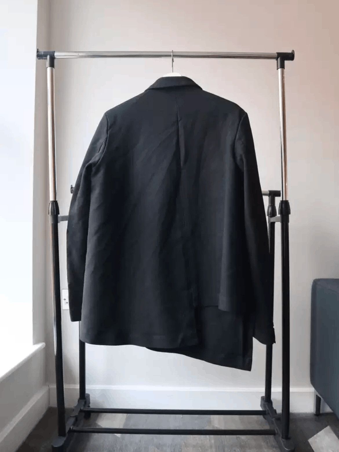Comme des Garcons Homme Plus Comme Des Garcons Homme plus 18AW White Shock Uneven Jacket Size US M / EU 48-50 / 2 - 2 Thumbnail