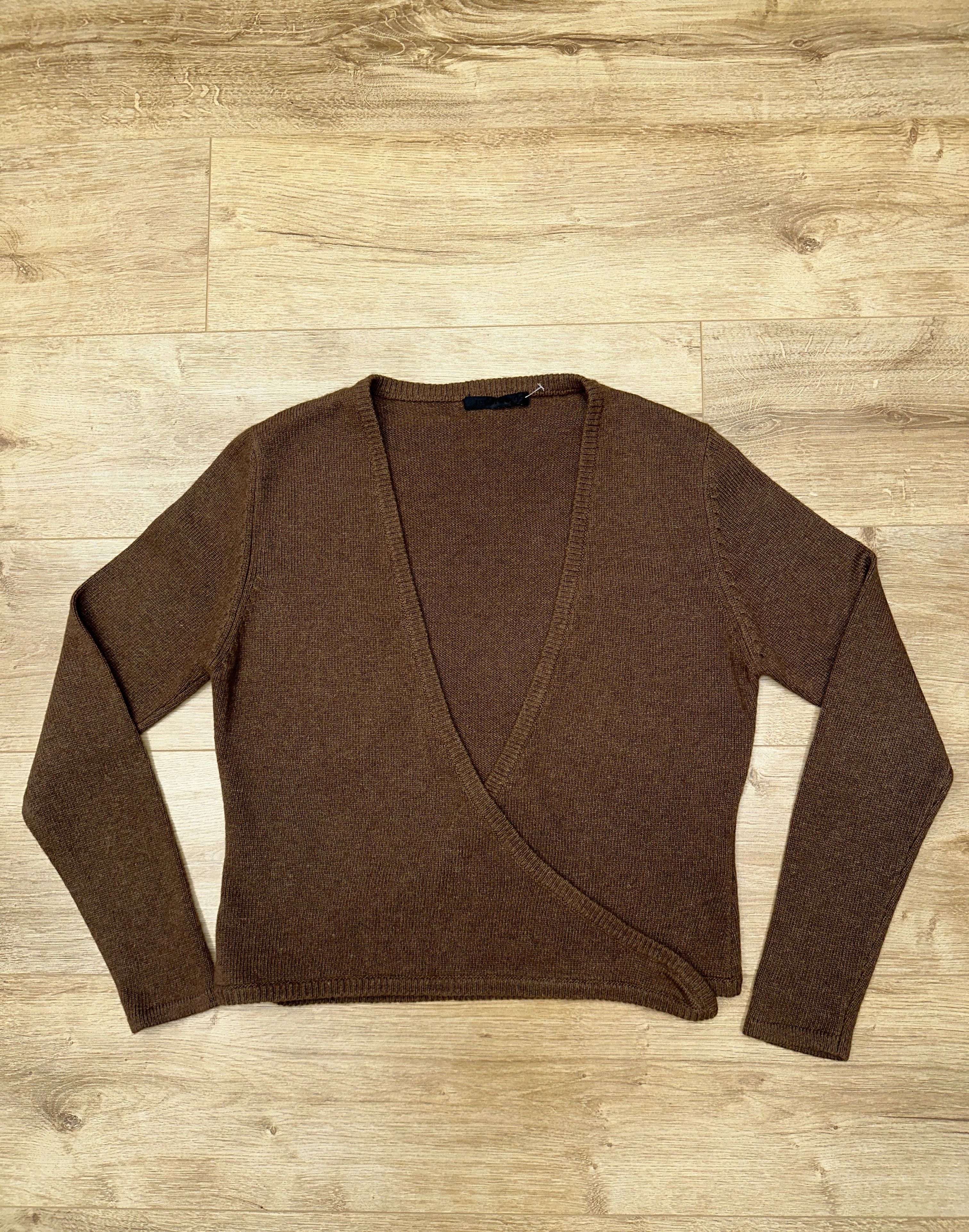Other Jenni Kayne Wrap Sweater Wool Long Sleeve Knit Top Size S Size S / US 4 / IT 40 - 2 Thumbnail