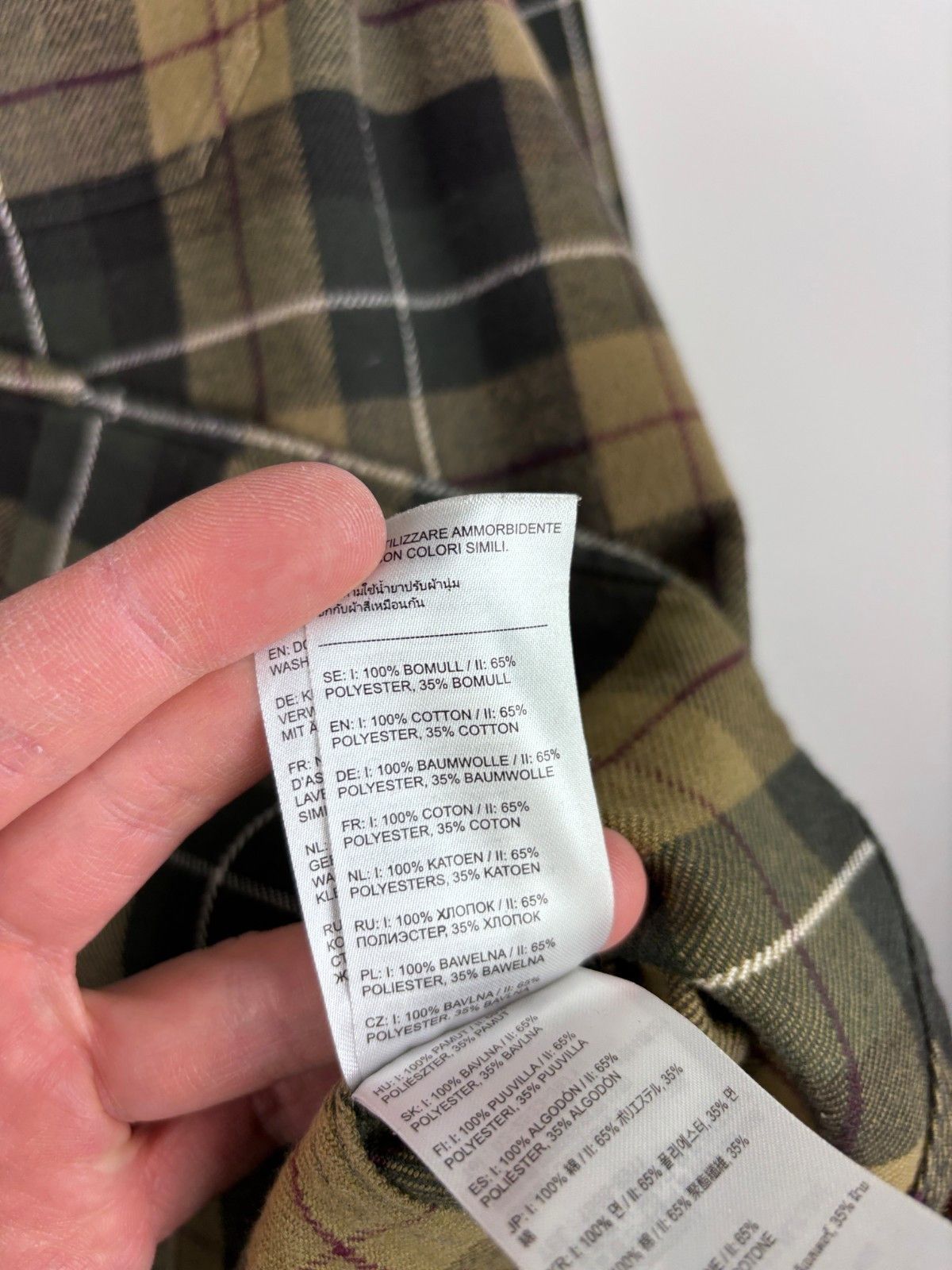 Fjallraven Fjallraven Singi Heavy Flannel Shirt Cotton Green Yellow 2XL Size US XXL / EU 58 / 5 - 9 Thumbnail