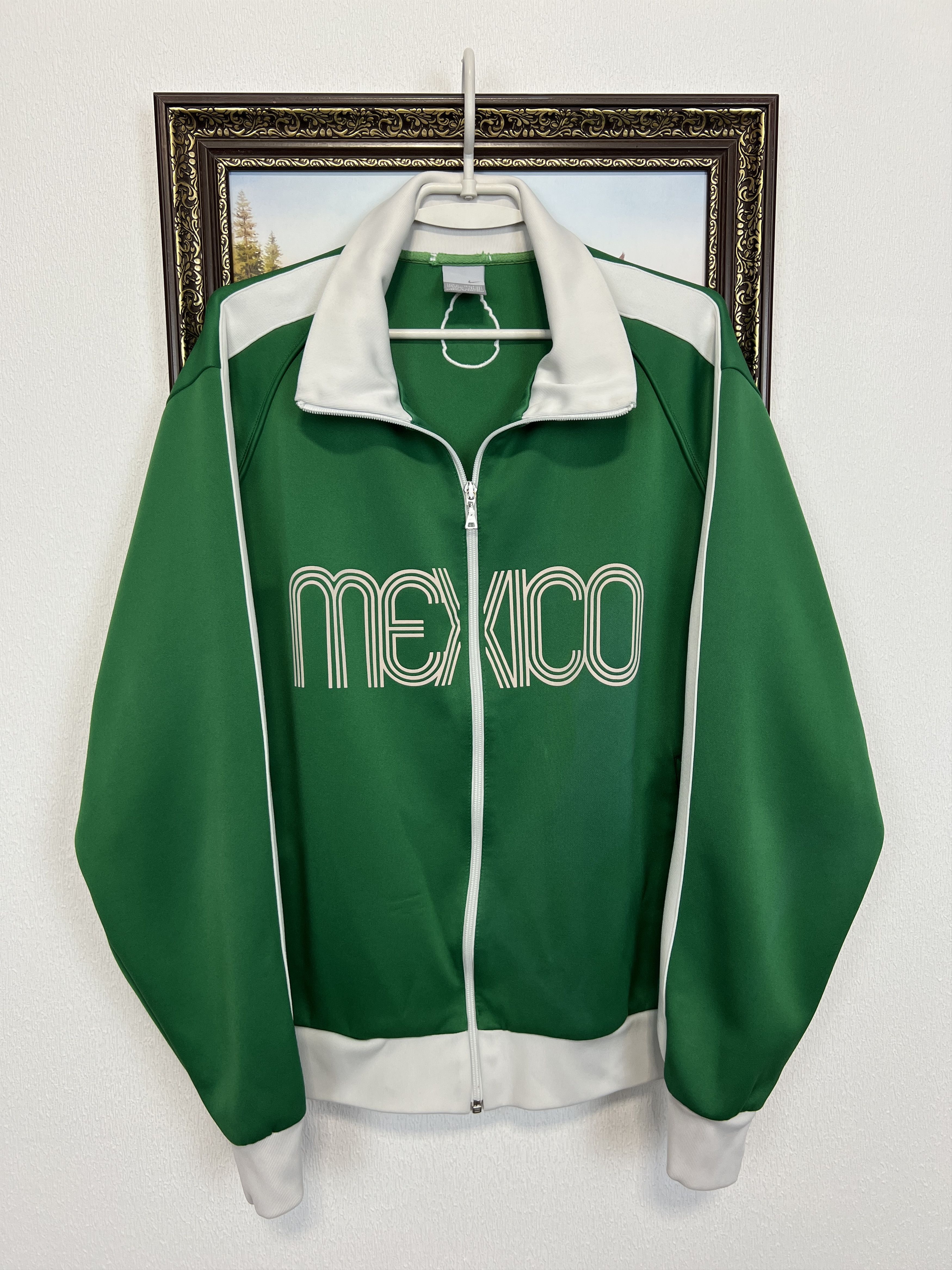 Nike Mexico World Cup Football Jacket Soccer Track Top Zip Size US XL / EU 56 / 4 - 1 Thumbnail