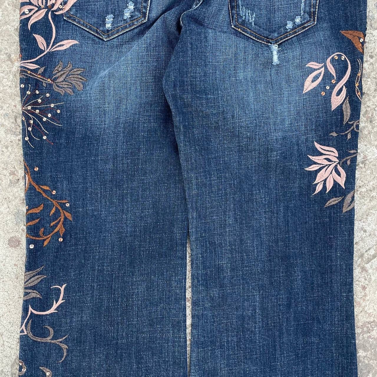 NEXT Vintage Japanese Style Next Petite Baggy Y2K 00s UsA Jeans Size 32" / US 10 / IT 46 - 10 Thumbnail