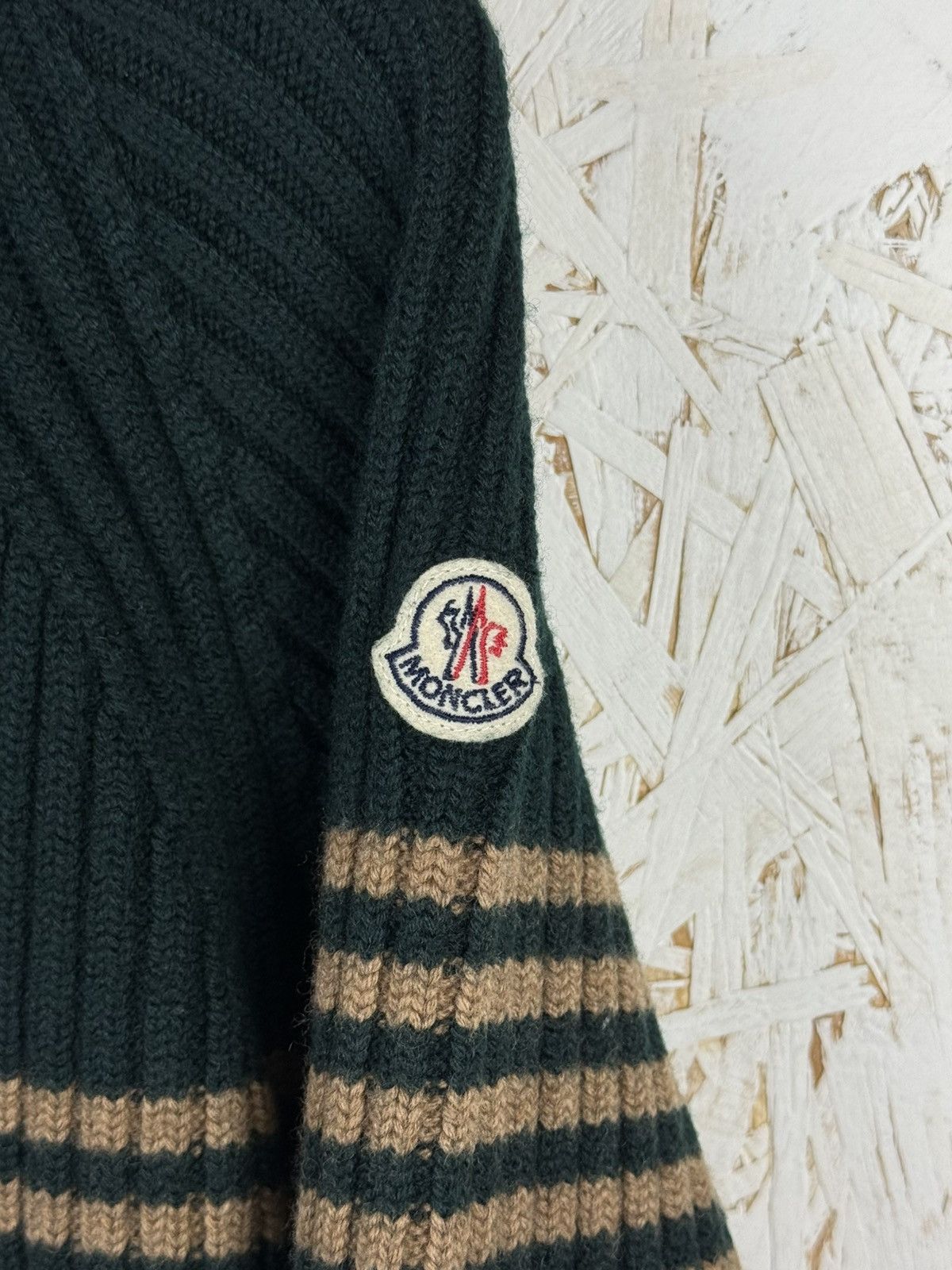 Moncler Moncler Turtleneck Wool Maglione Tricot Ciclista Sweater XL Size US XL / EU 56 / 4 - 3 Thumbnail