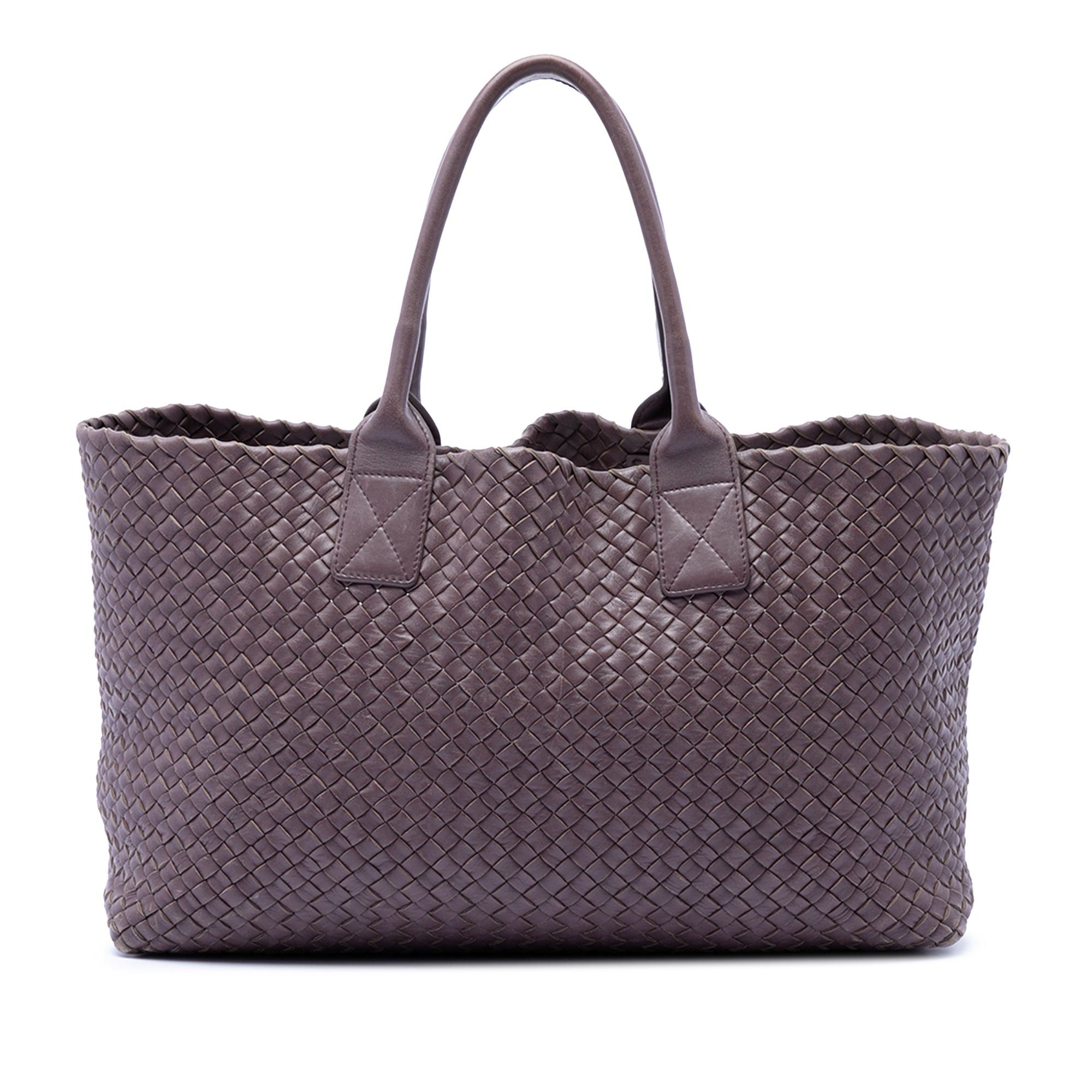Bottega Veneta Limited Edition Medium Lambskin Intreccio Cabat Tote Size ONE SIZE - 1 Thumbnail