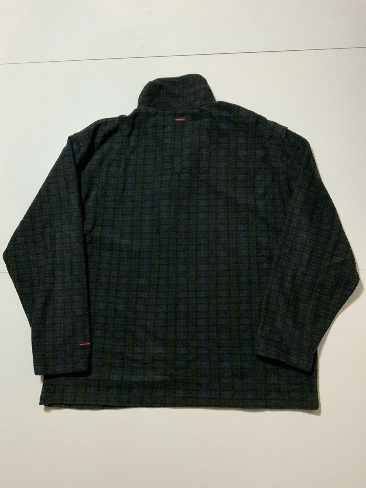 Fubu × Vintage FUBU Blackwatch Plaid Pile Fleece 1/4 Zip Pullover Jacket Size US L / EU 52-54 / 3 - 2 Thumbnail