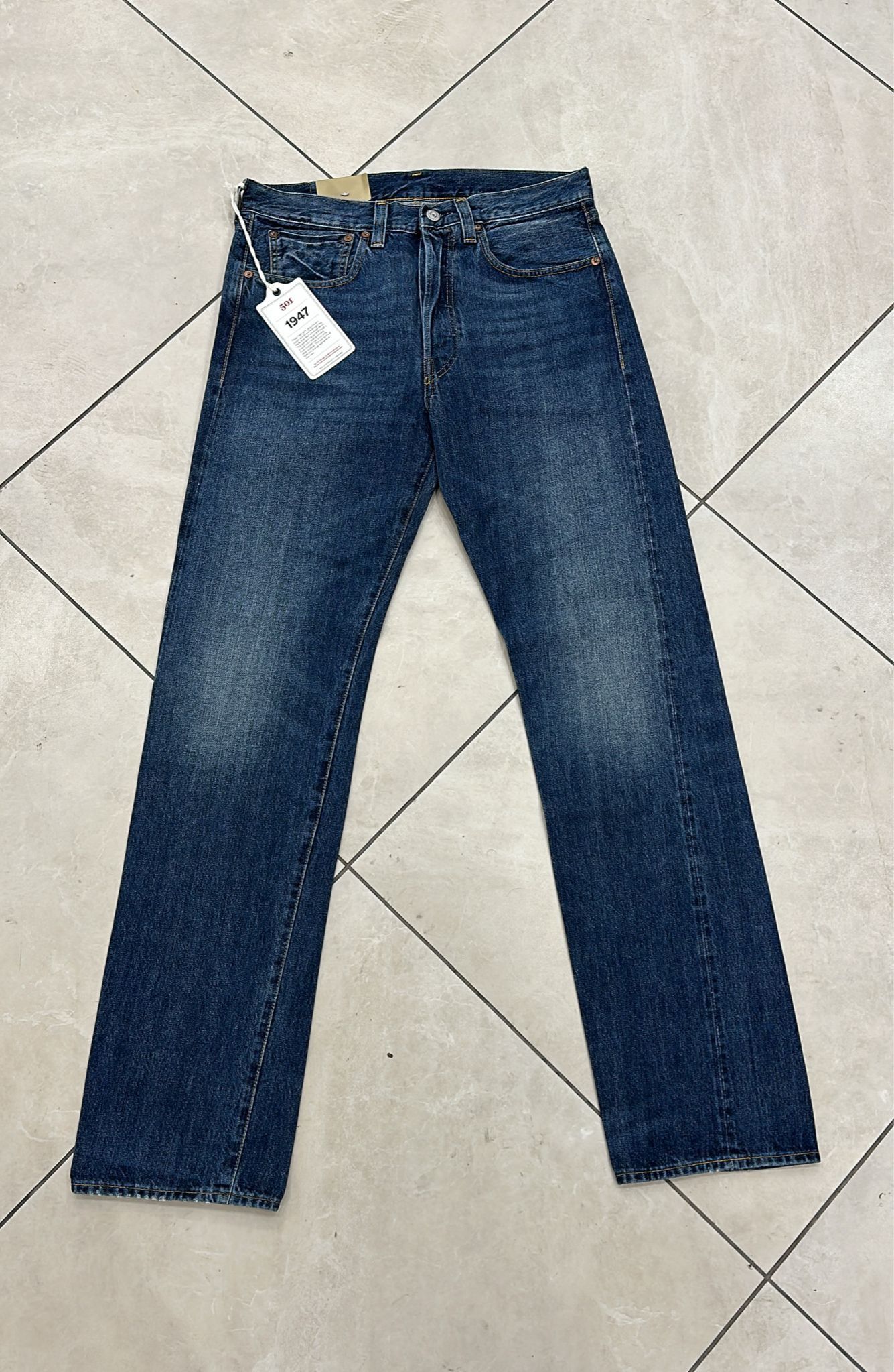 Levi's Vintage Clothing LVC Levi's Vintage Clothing 1947 501XX BigE Selvedge Jeans Size US 32 / EU 48 - 1 Thumbnail