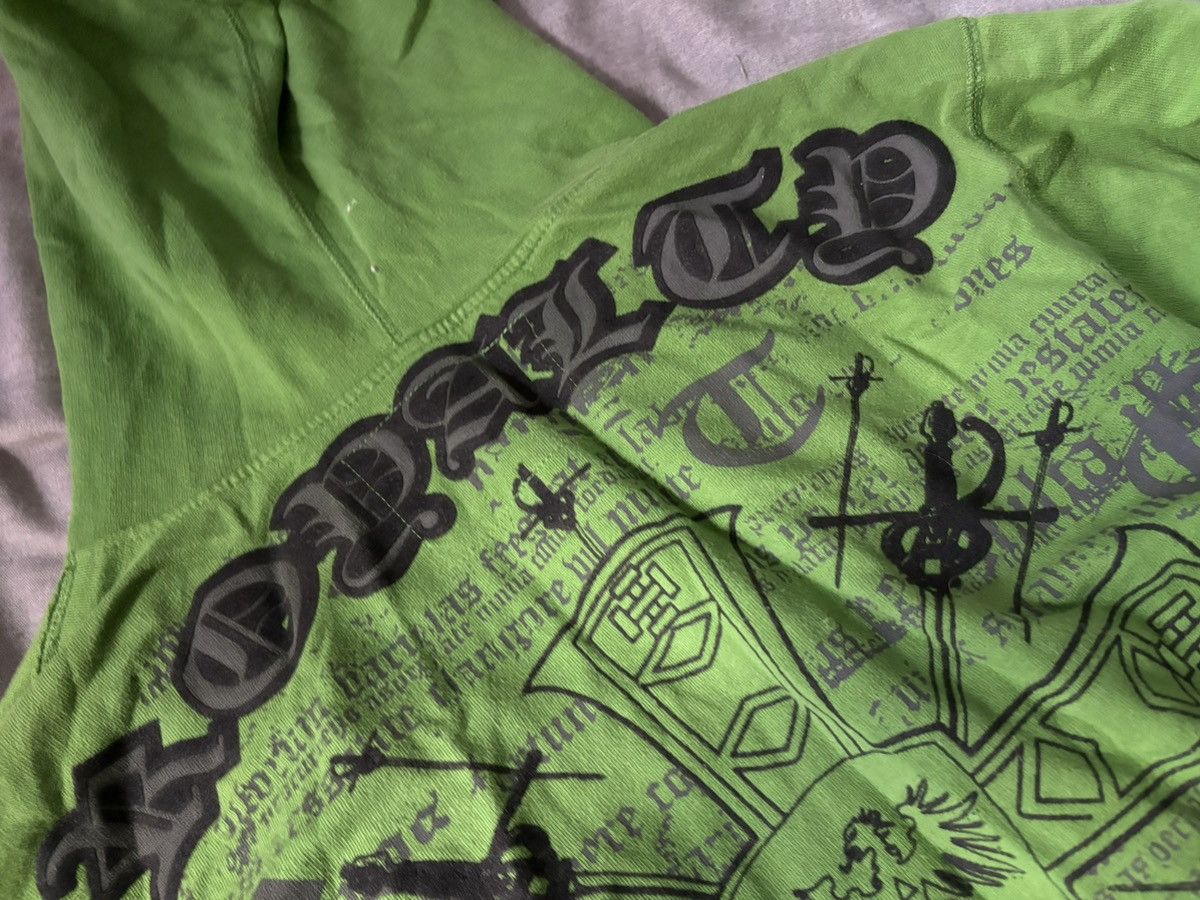 Carbon Distressed Y2K cross hoodie used good condition soze L fit M Size US L / EU 52-54 / 3 - 8 Thumbnail