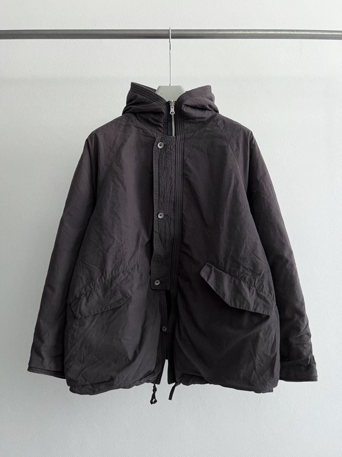 45rpm Faded Black Vintage 45rpm Parka Hoodie Reversible Jacket Size US M / EU 48-50 / 2 - 1 Thumbnail