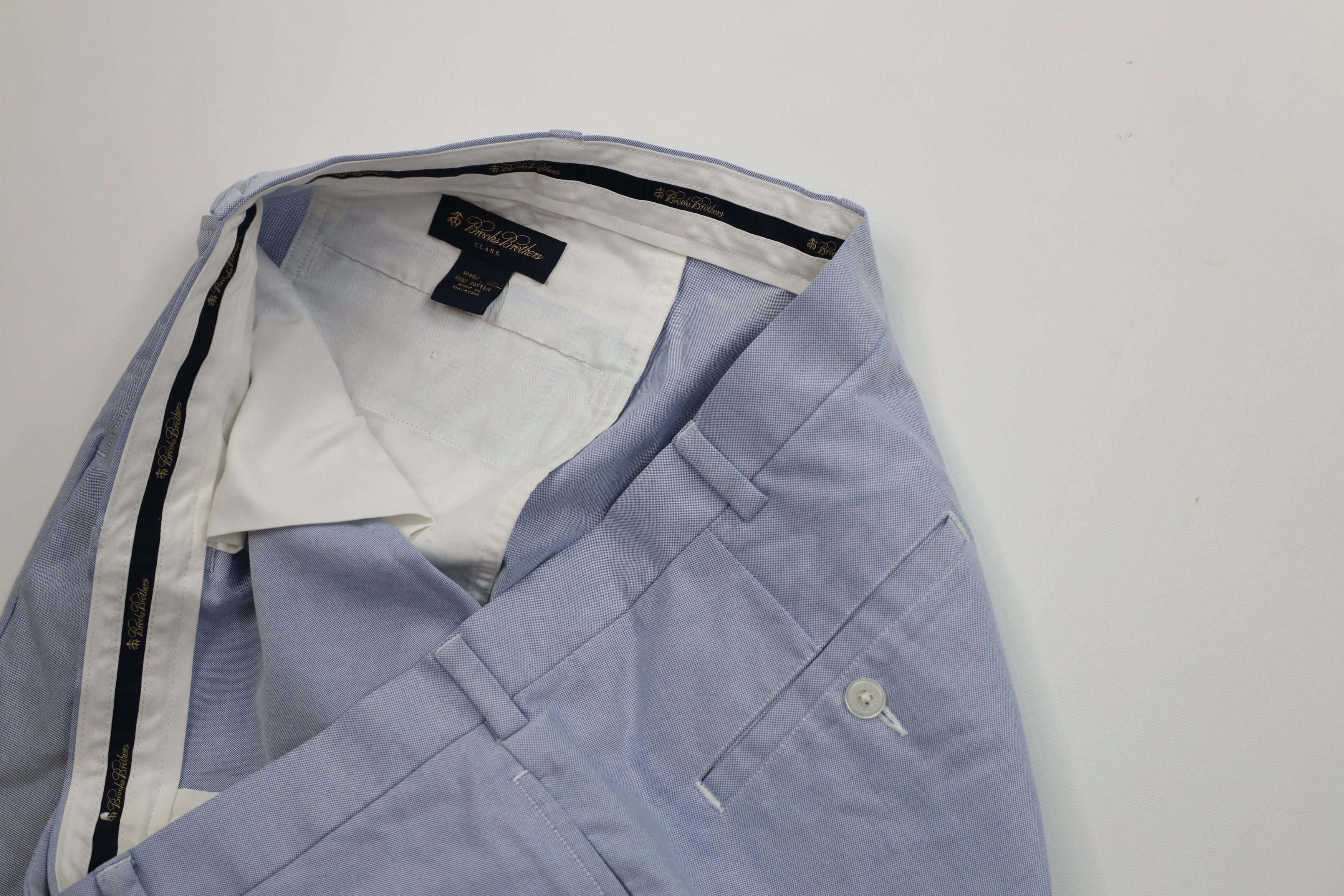 Brooks Brothers Vintage Brooks Brothers Wide Leg Chino Pants Oxford Cotton Size US 40 / EU 56 - 7 Thumbnail