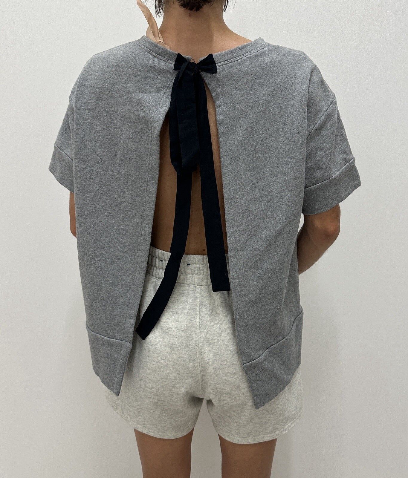Other Numero 21 T-shirt Gray Cotton Top Open Back Size 44 Size M / US 6-8 / IT 42-44 - 1 Thumbnail