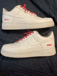 Supreme x Air Force 1 Low White Size 9.5 Mens Adult Shoes Sneakers New  Deadstock Collab