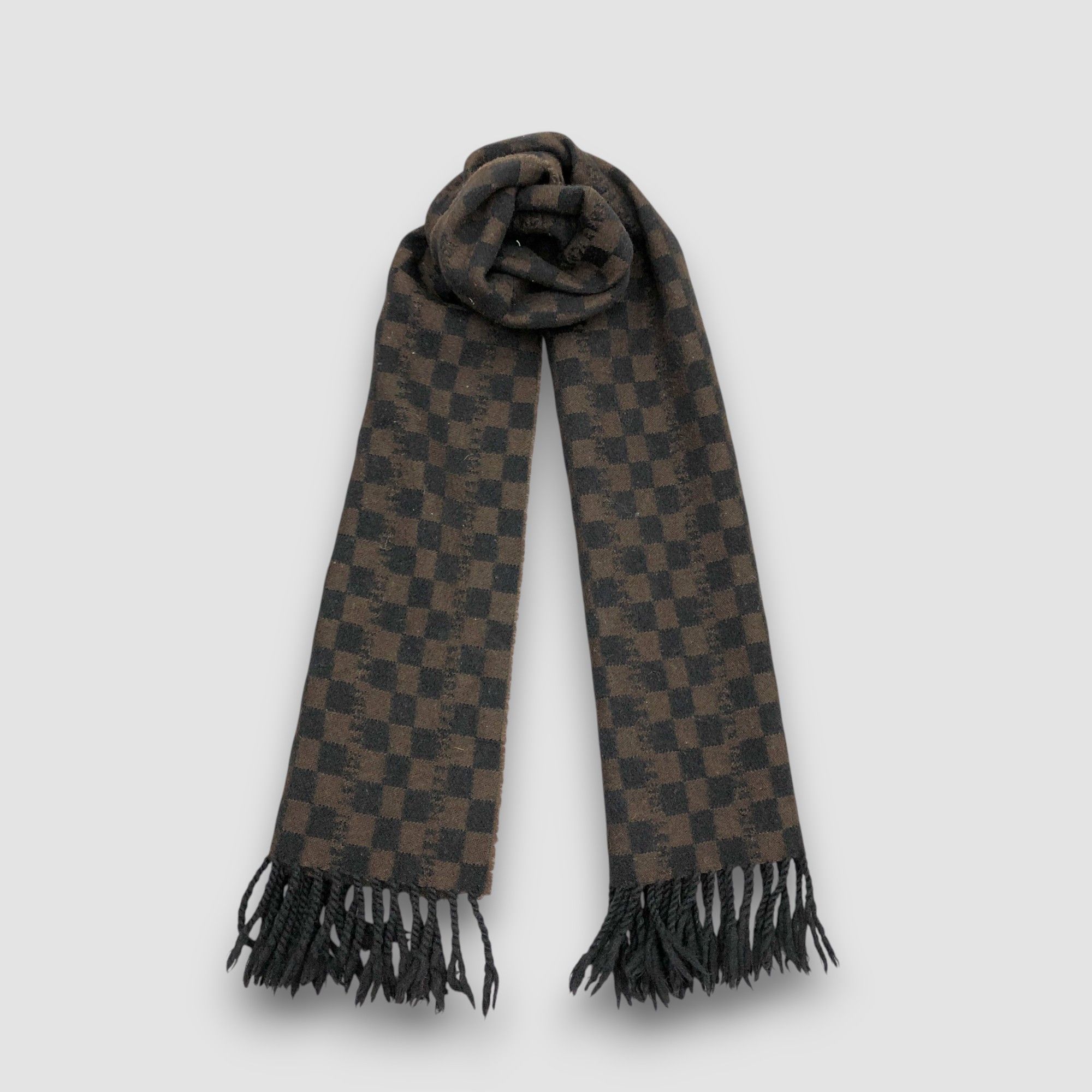 Fendi Vintage Fendi Scarf Fendi Zucca Monogram Roma Wool Scarves Size ONE SIZE - 1 Thumbnail