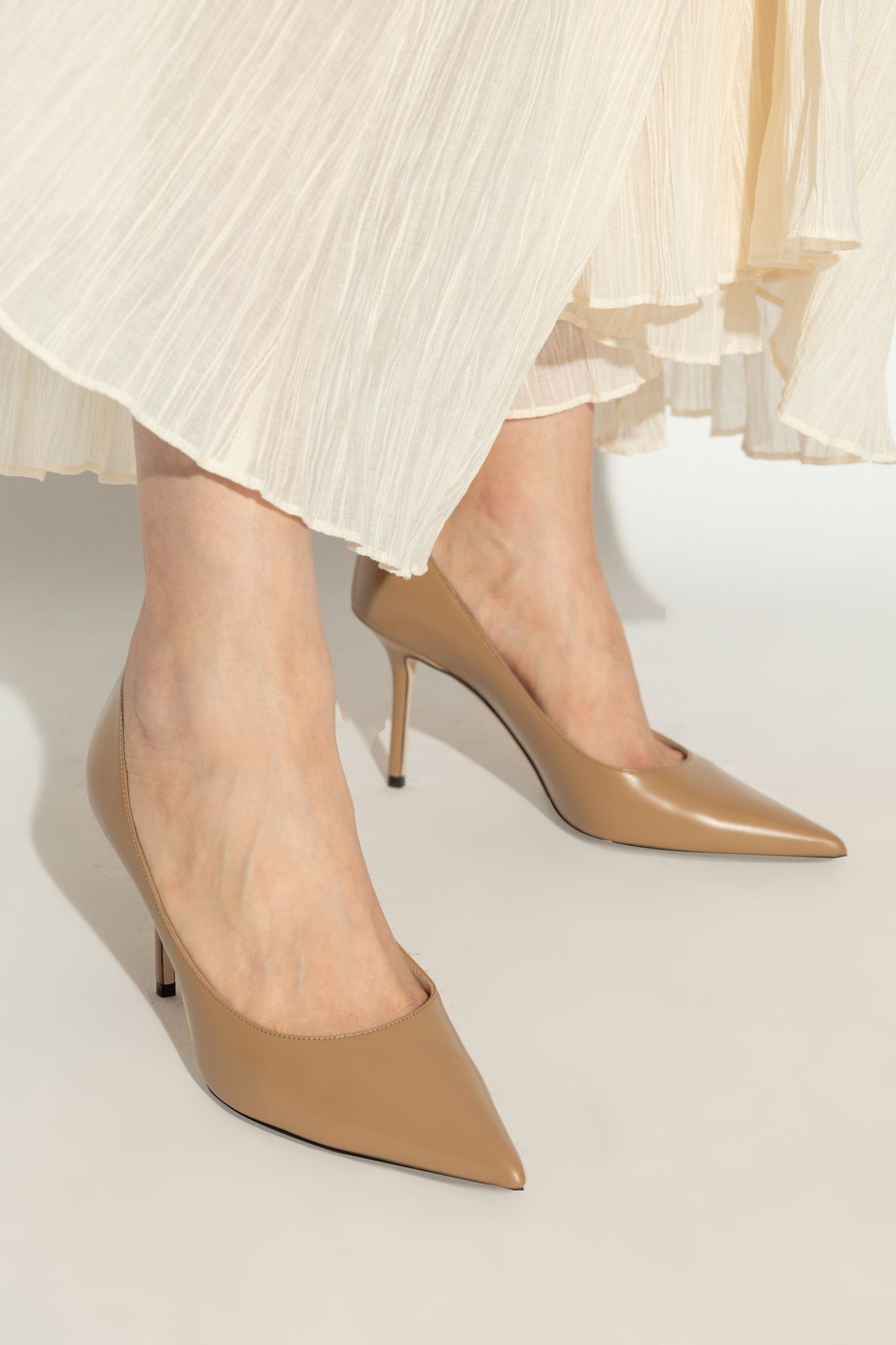 Jimmy Choo o1s22i1n1024 Love 85 Pumps in Brown Size US 9 / IT 39 - 2 Thumbnail
