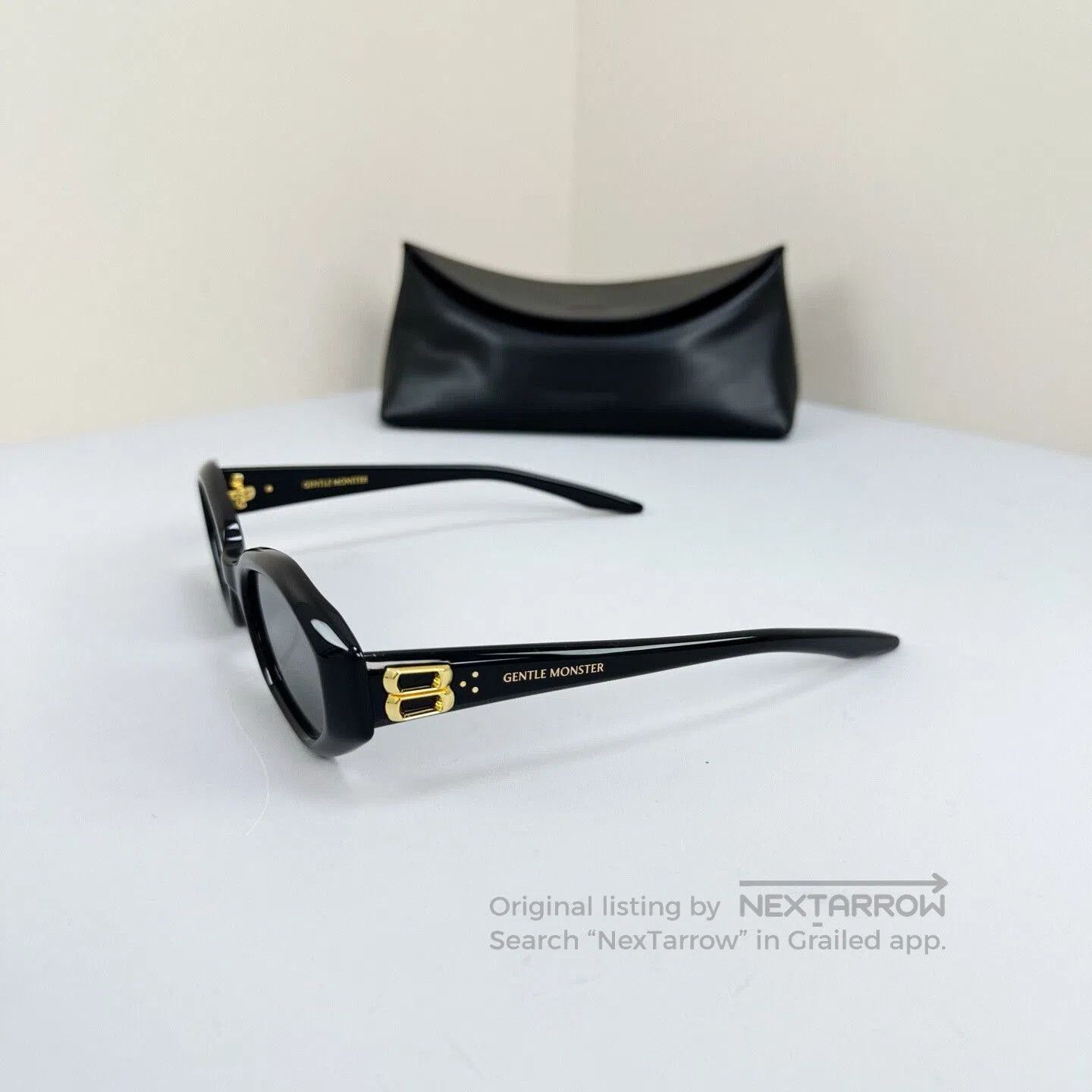 Gentle Monster gentle monster black gold sunglasses. Size ONE SIZE - 5 Thumbnail