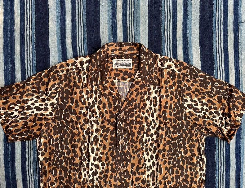 Wacko Maria Wacko maria Leopard Print Trendy Retro Hawaiian Short Slee Size US M / EU 48-50 / 2 - 3 Thumbnail