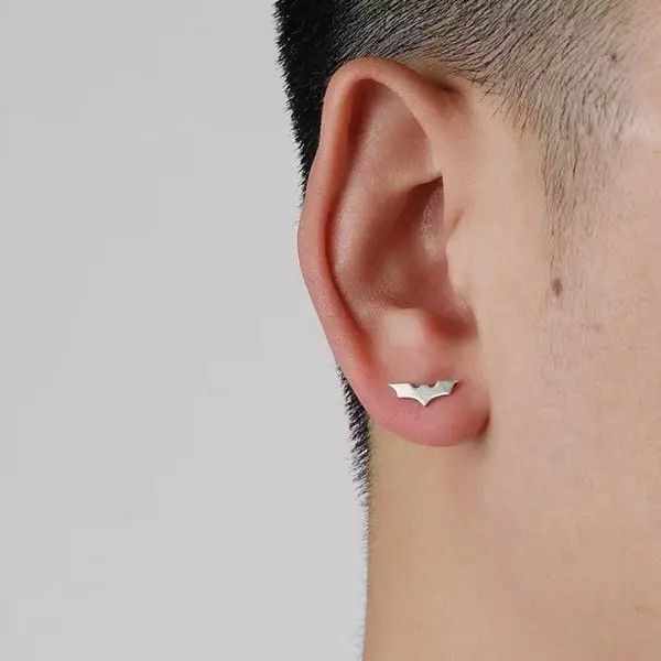 Japanese Brand 💯 925 silver vintage bat earrings Size ONE SIZE - 1 Thumbnail