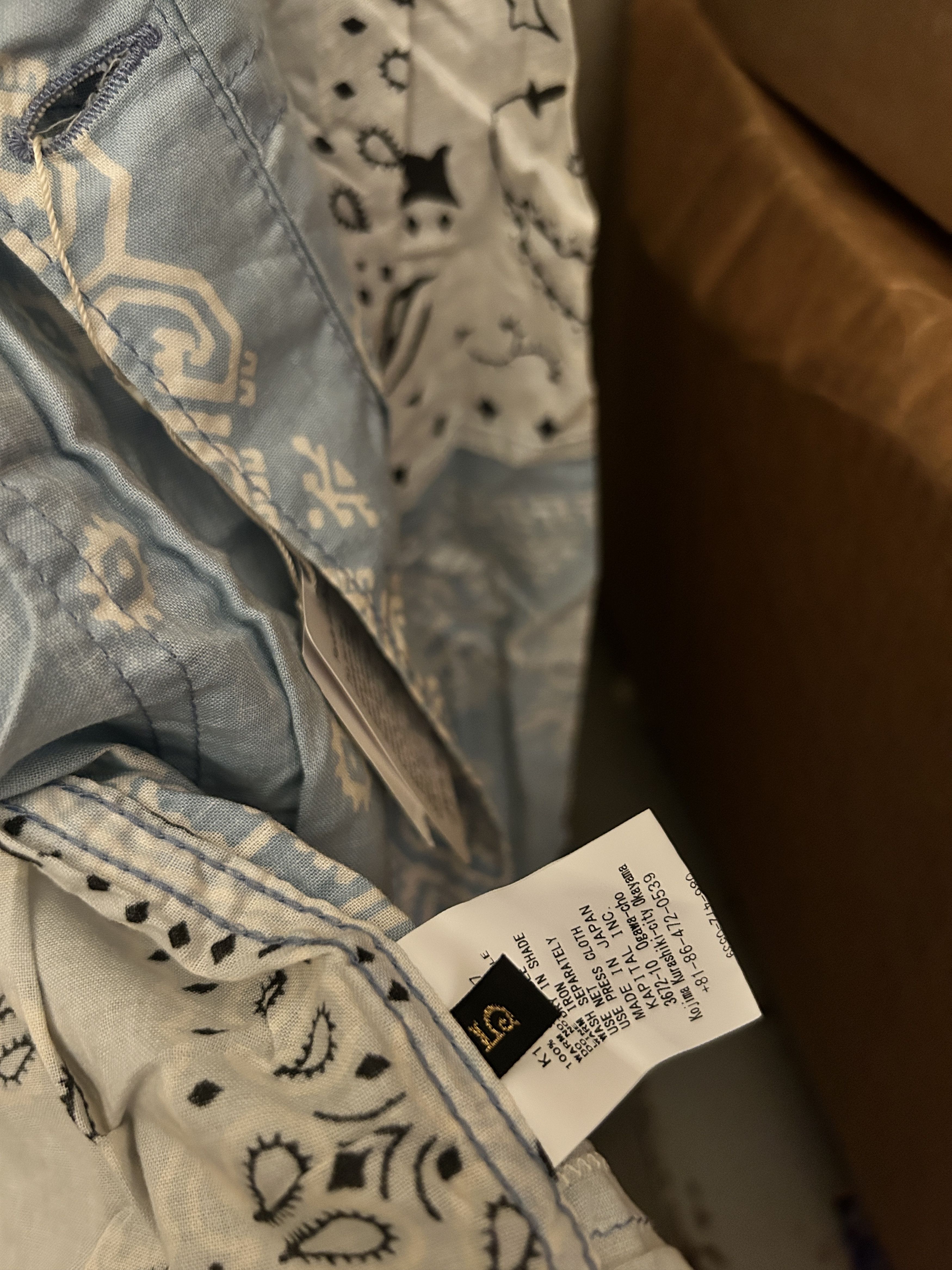 Kapital Kapital Kountry Patchwork Bandana Shirt Blue Size 5 Size US XL / EU 56 / 4 - 15 Thumbnail