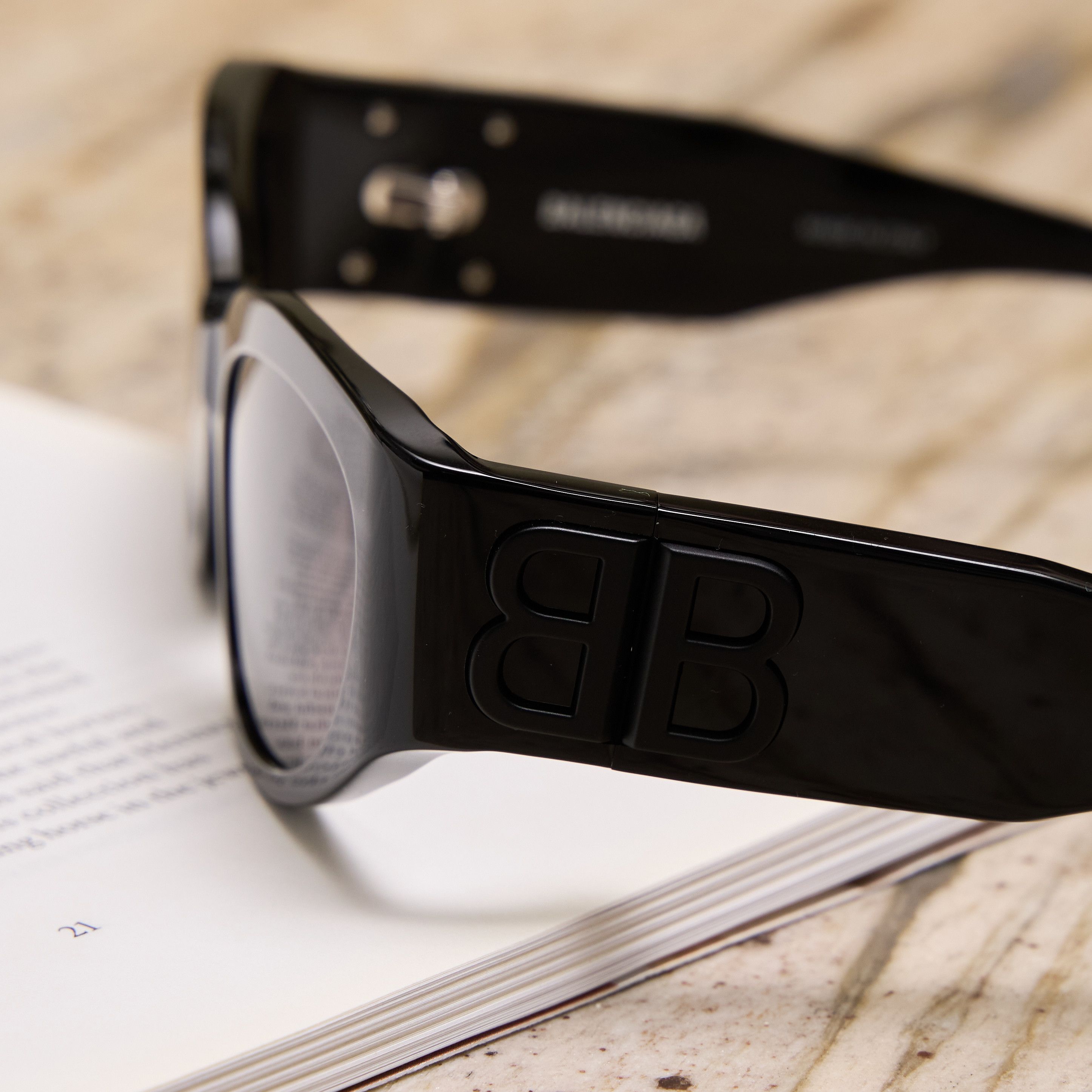 Balenciaga BALENCIAGA BB0324SK 001 Sunglasses BLACK Size ONE SIZE - 3 Thumbnail