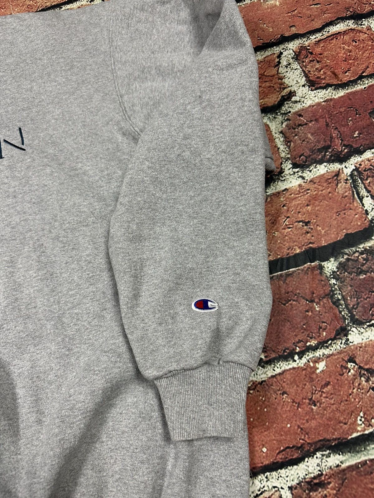 Champion Vintage 90s Champion Sweatshirt Spell Out Logo Embroidered Size US XL / EU 56 / 4 - 6 Thumbnail