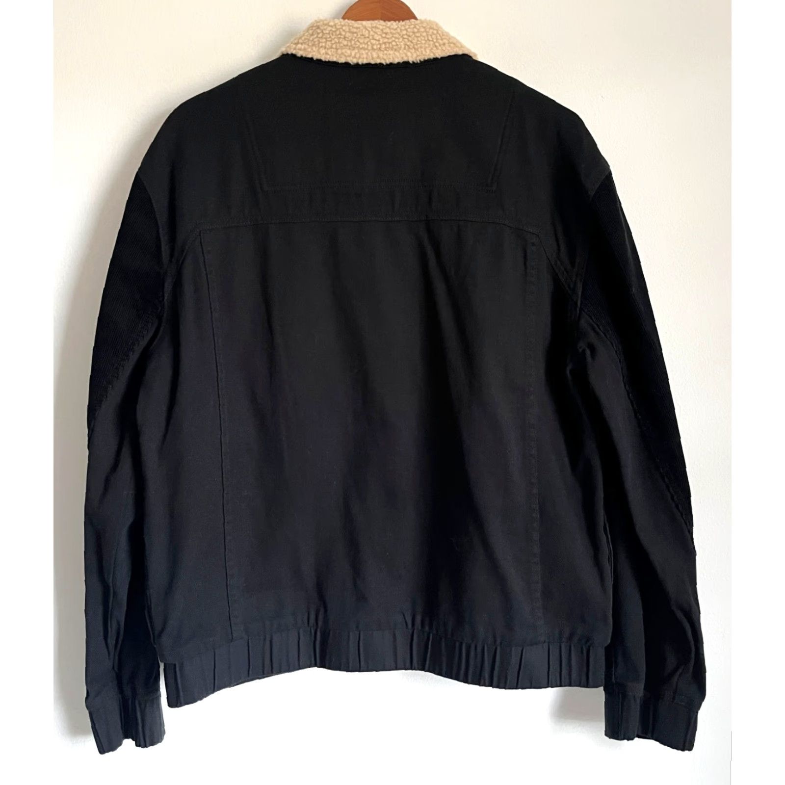 Zanerobe VINTAGE ZANEROBE Jacket Black Trucker Jacket Mens Corduroy Short Length Pockets Front Zip M Size US M / EU 48-50 / 2 - 5 Thumbnail