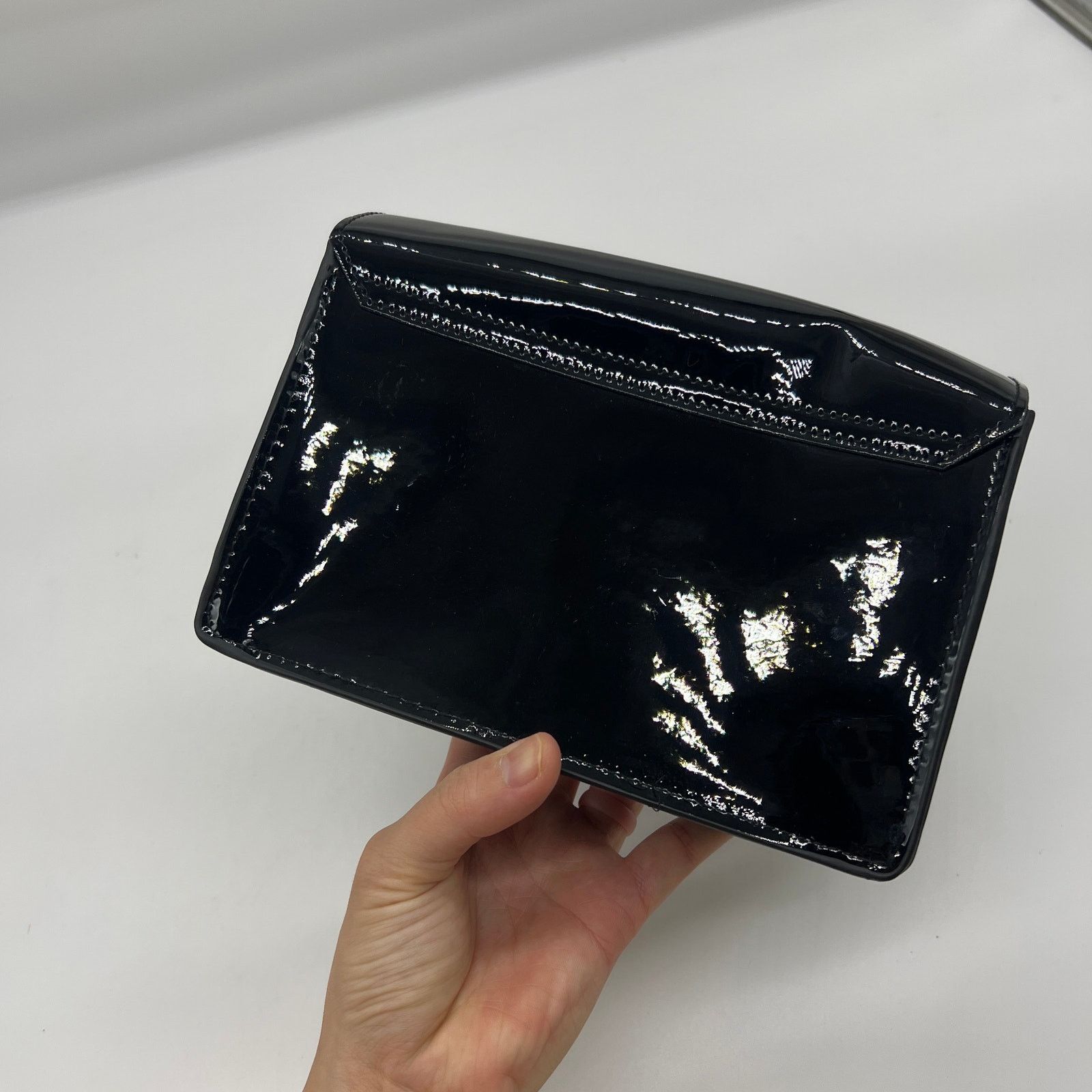 Jimmy Choo Jimmy Choo Parfum Gold Chain Black Patent Crossbody Bag Size ONE SIZE - 2 Thumbnail